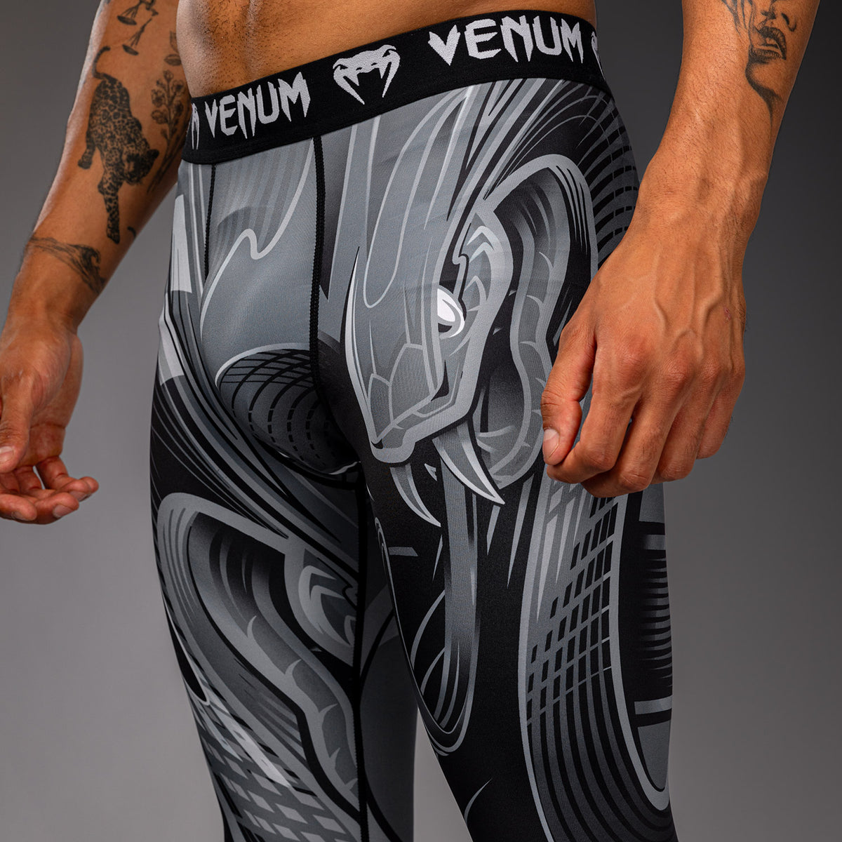 Venum Crimson Viper 2.0 Kompressionsleggings - Schwarz/Grau
