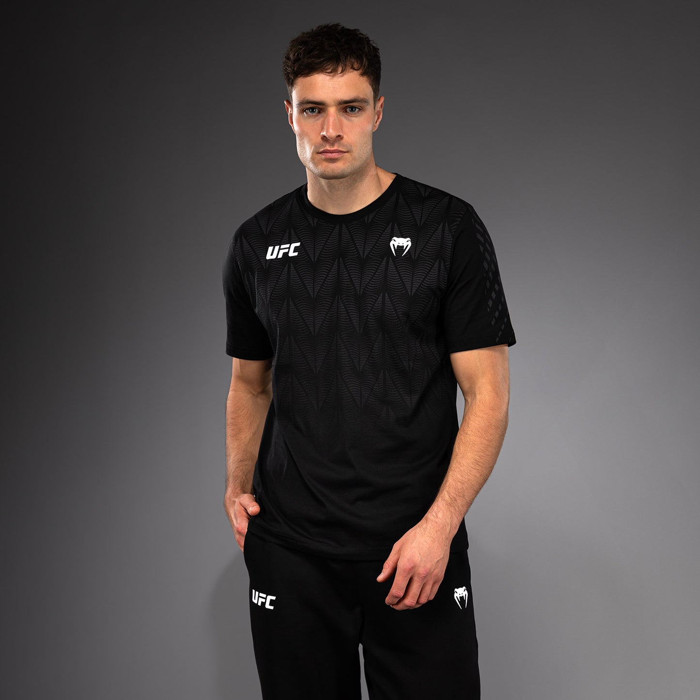 UFC Zenith by Venum Replica T-Shirt Herren - Schwarz