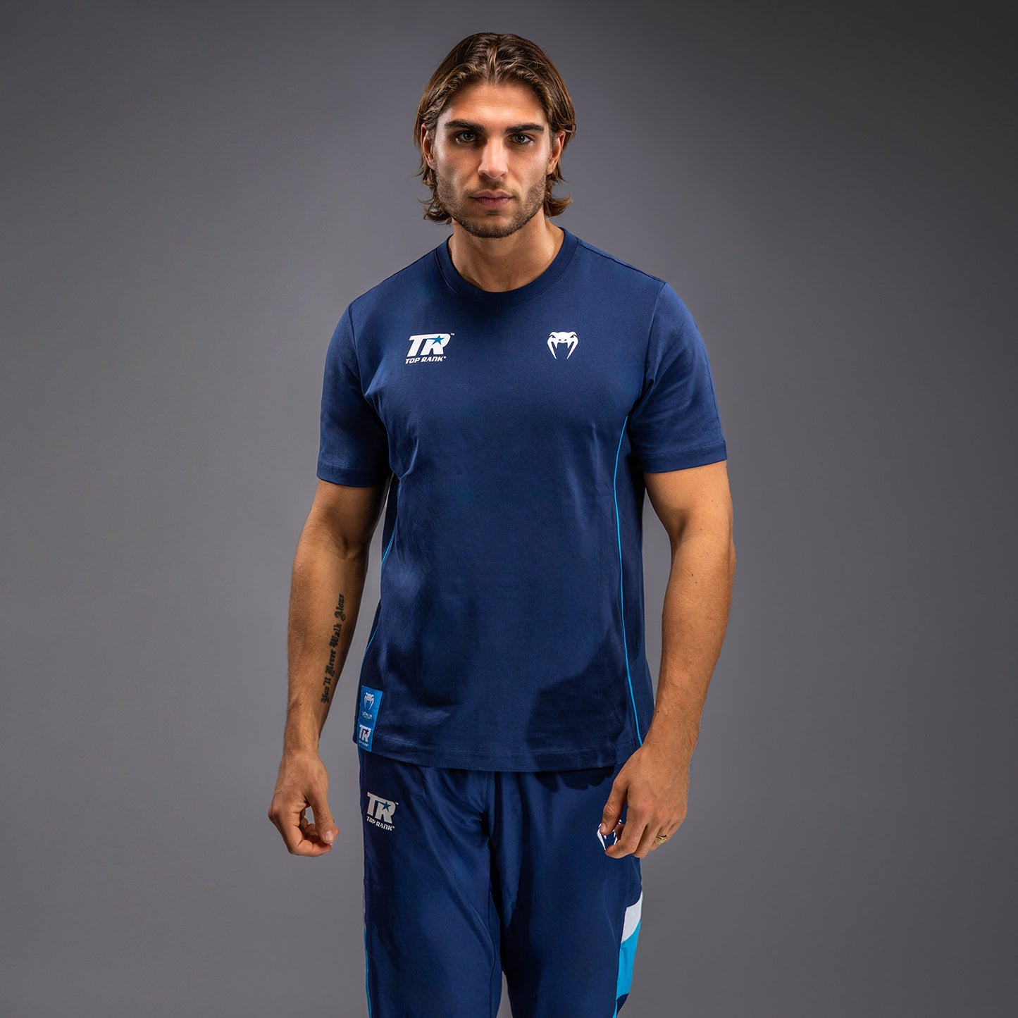 Venum x Top Rank Original Herren T-Shirt - Marineblau