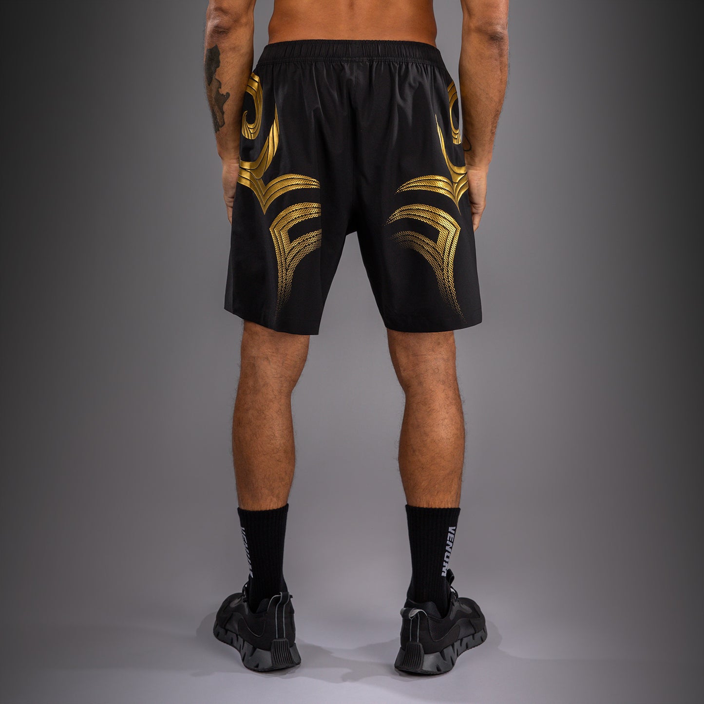 Venum x Mike Tyson Tiger Trainingsshorts - Schwarz/Gold