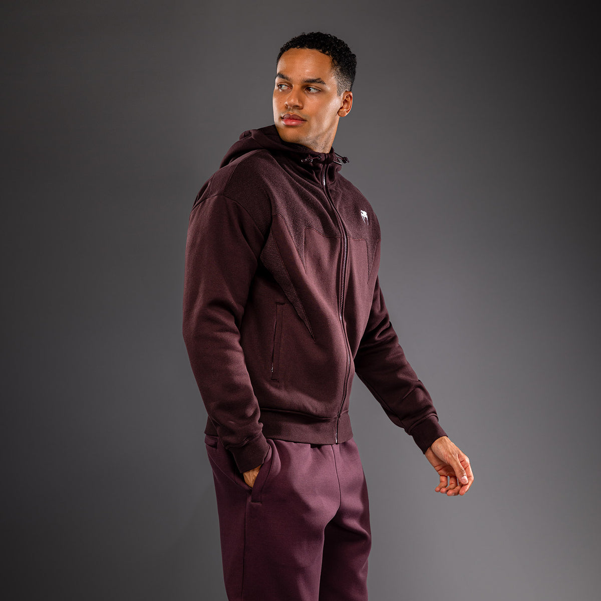 Venum Attack Fleece & Weave Trainingsjacke - Bordeaux