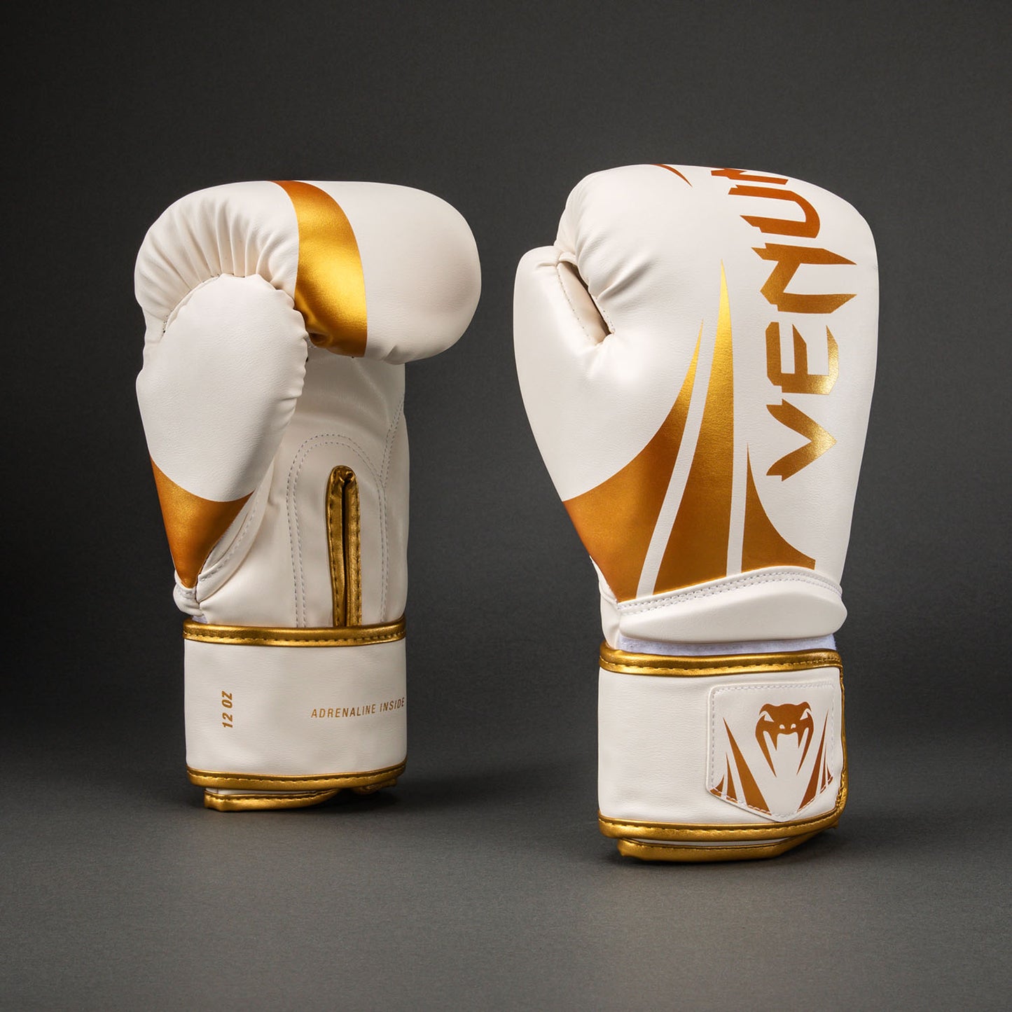Venum Challenger 2.5 Boxhandschuhe – Weiß/Gold