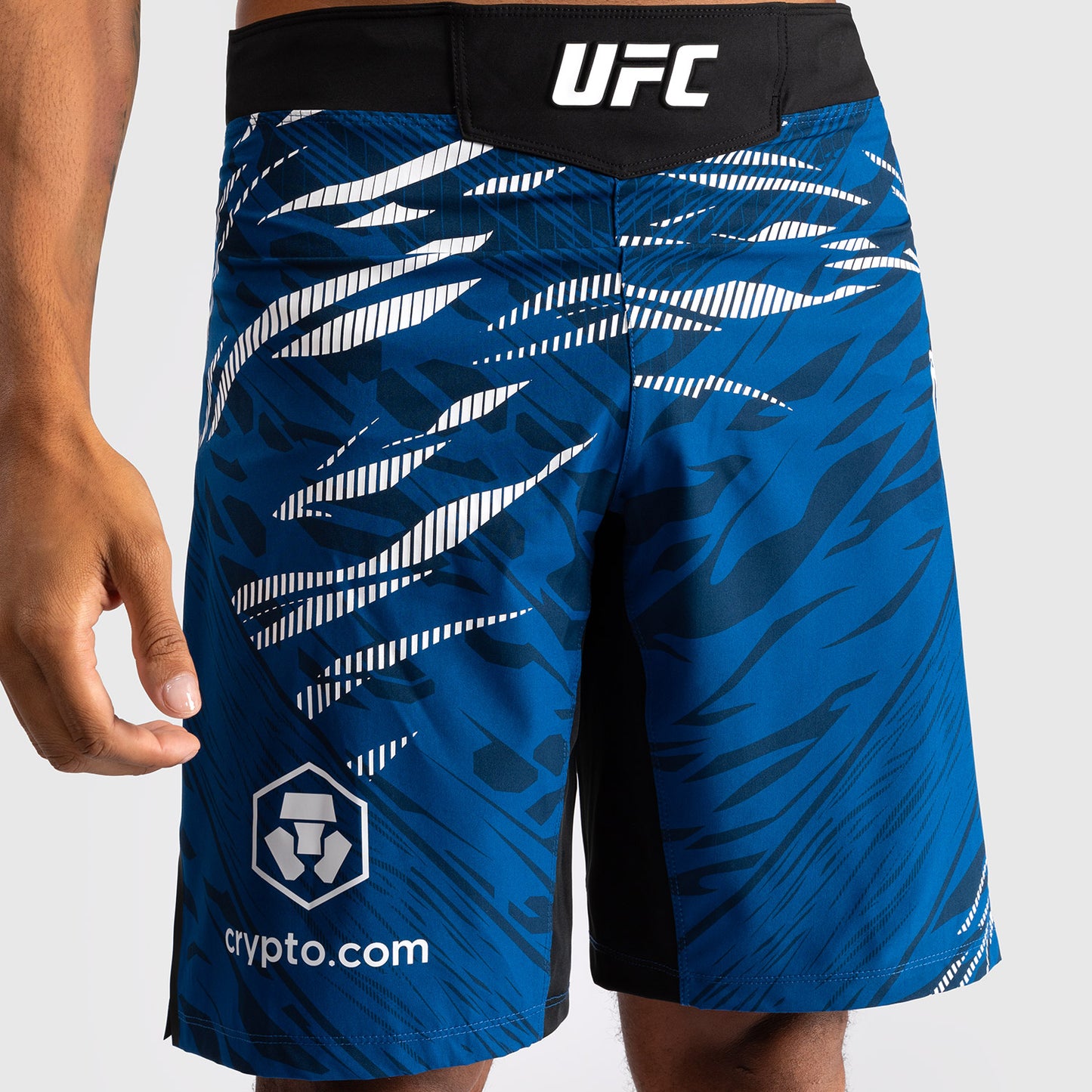UFC Fusion by Venum Personalized Authentic Fight Night Herren Fight Short - Long Fit - Blau