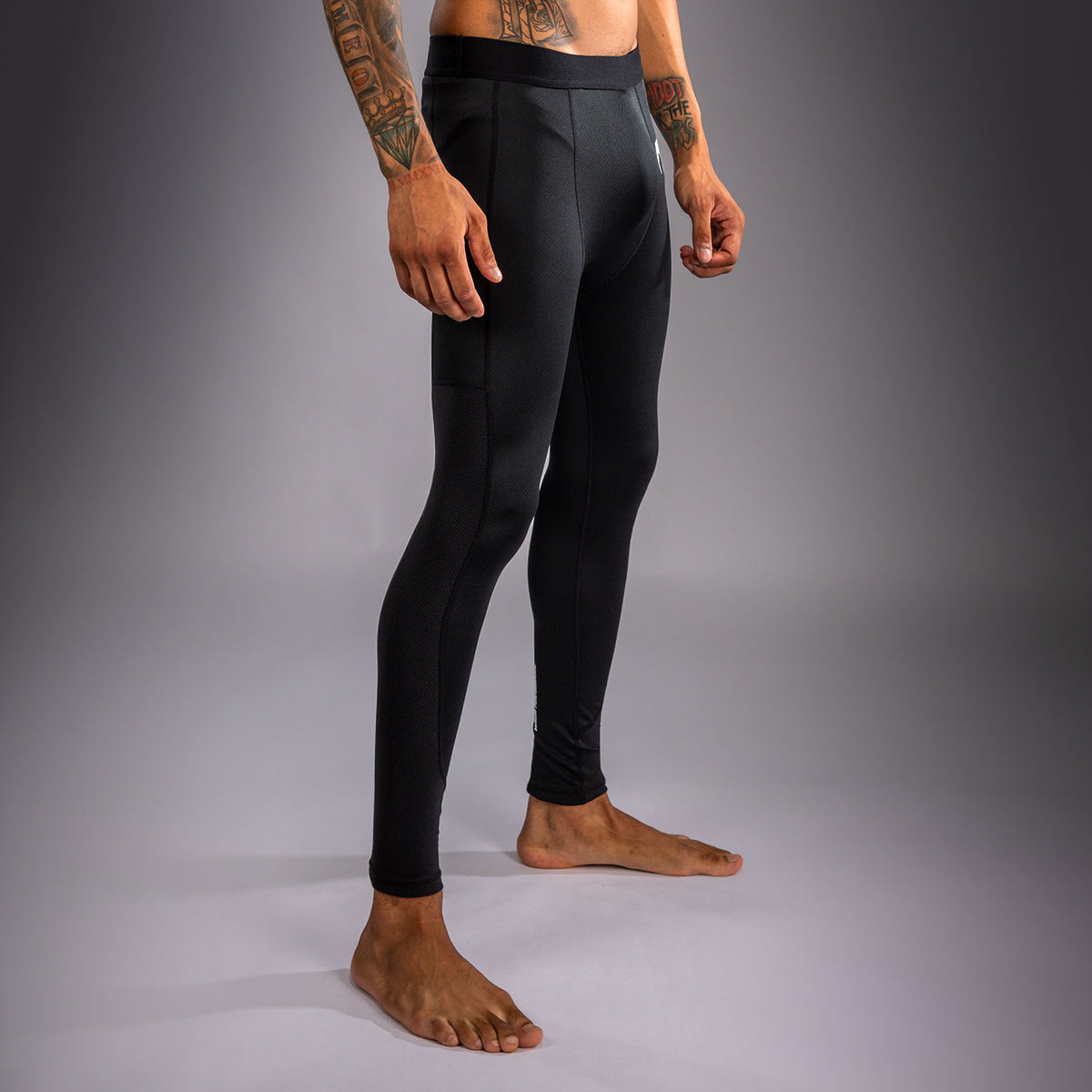 Venum MX Basics Kompressionshose - Schwarz/Weiß
