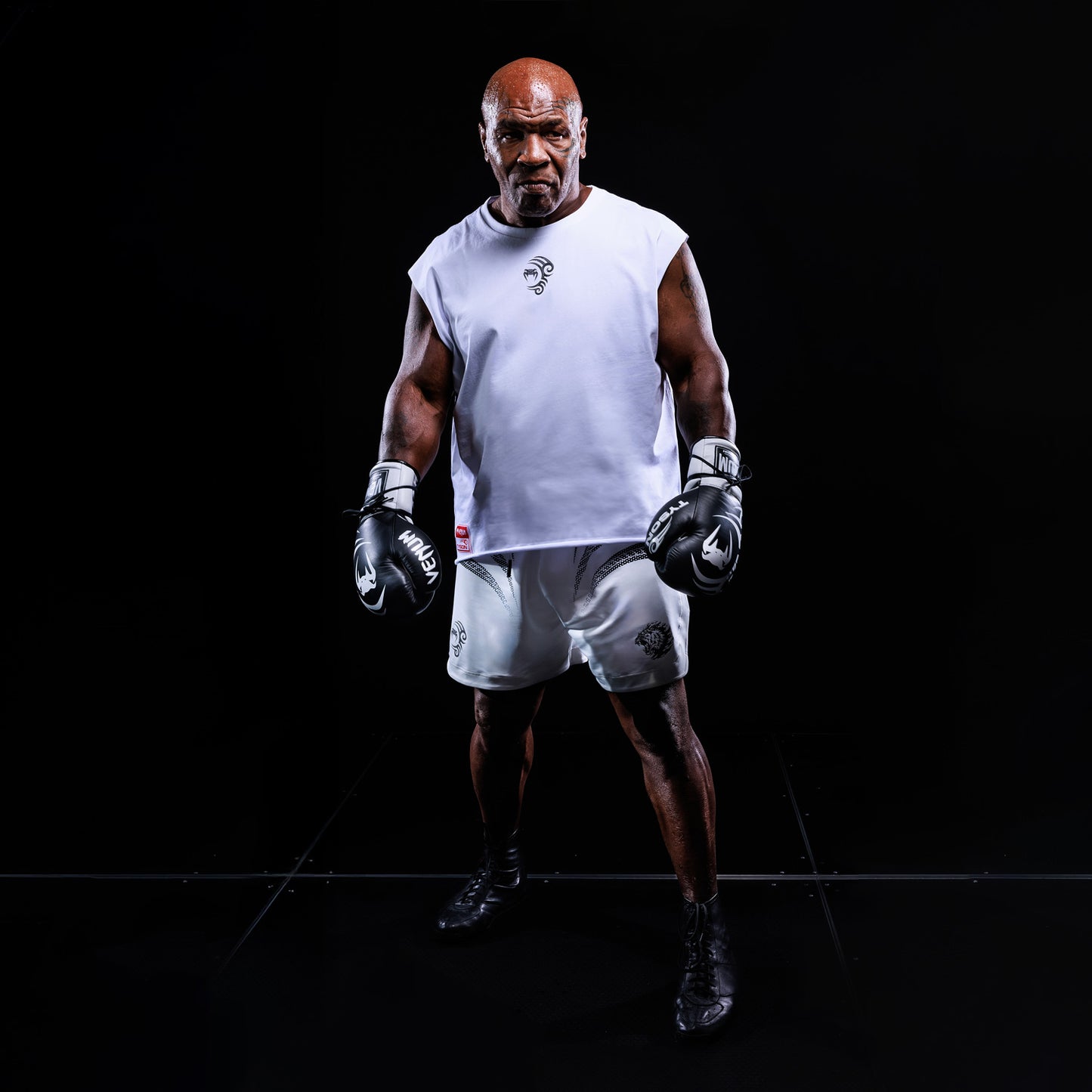 Venum x Mike Tyson Tiger Ärmelloses T-Shirt - Optisch Weiß