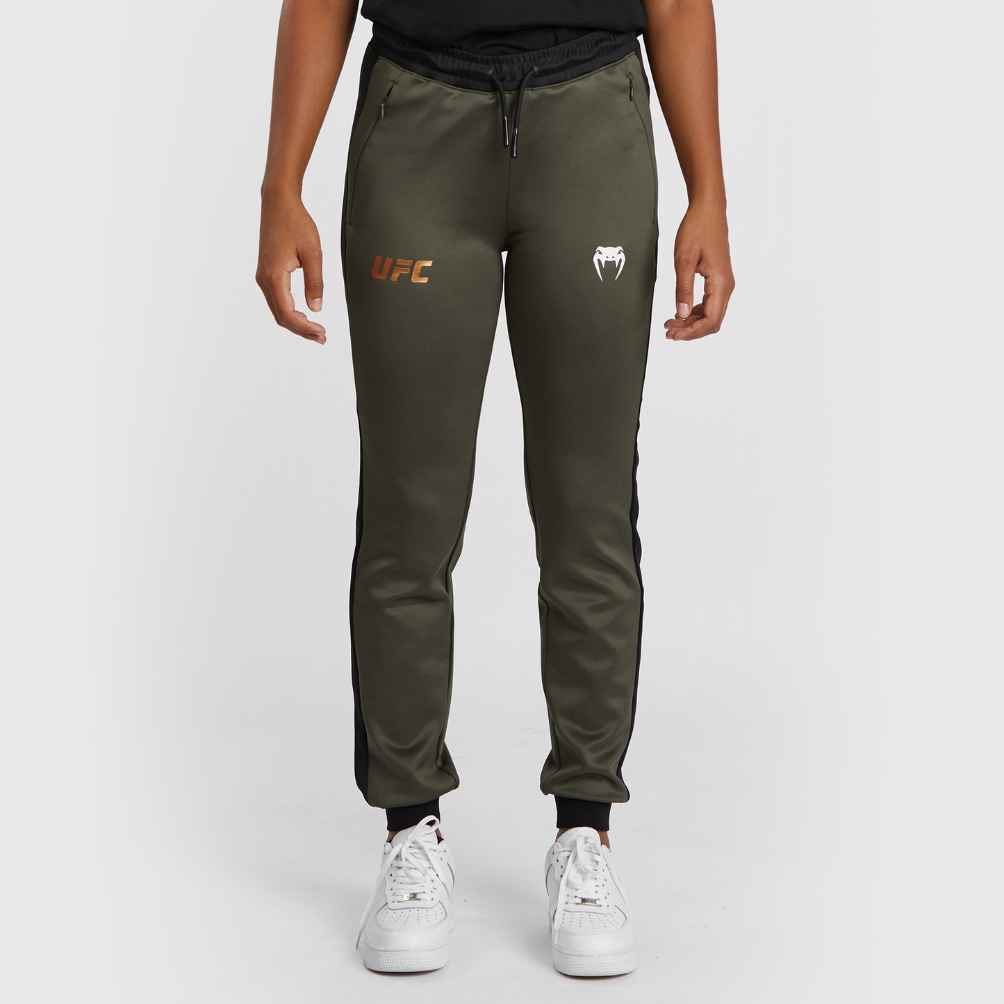 UFC Adrenaline by Venum Fight Week Performance-Jogginghose für Frauen - Khaki/Bronze
