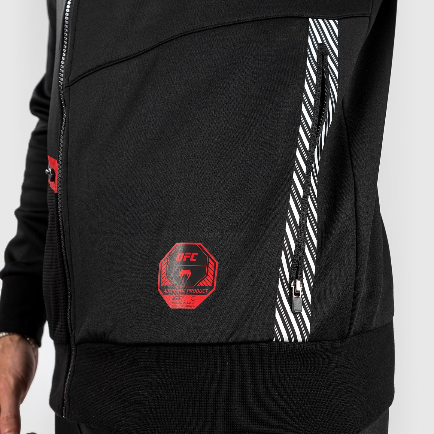 UFC Adrenaline by Venum Fight Week Herren Zip Hoodie - Schwarz