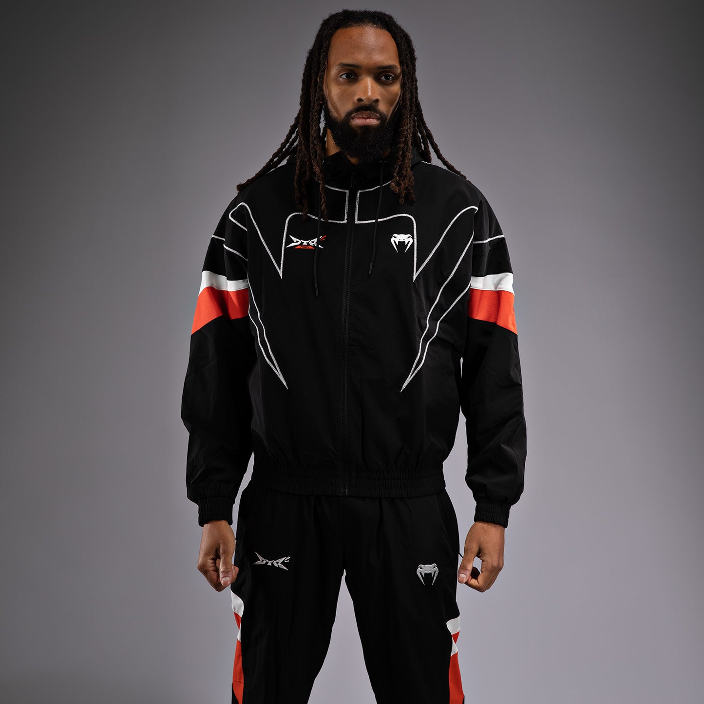 Venum x DTR Fight Attack 90 Trainingsanzugjacke - Schwarz/Orange