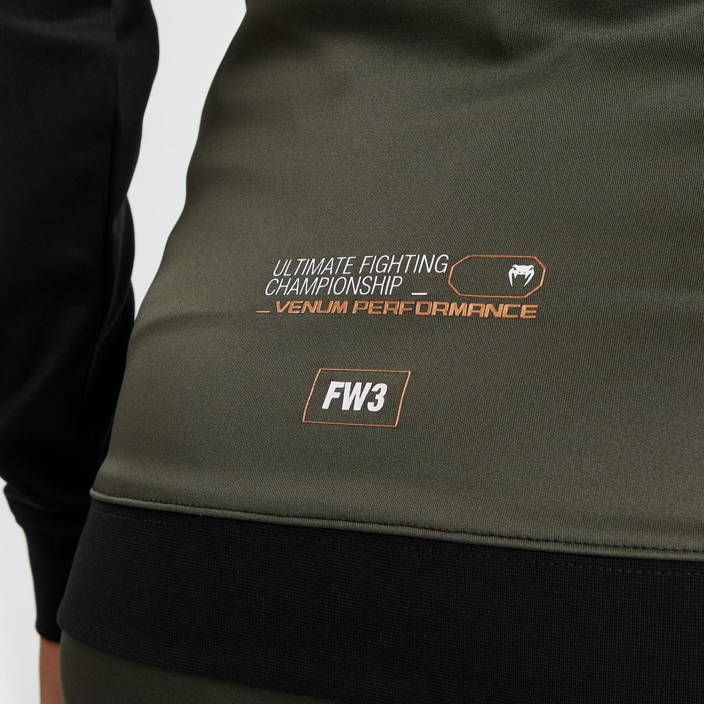 UFC Adrenaline by Venum Fight Week Zip Hoodie für Frauen - Khaki/Bronze