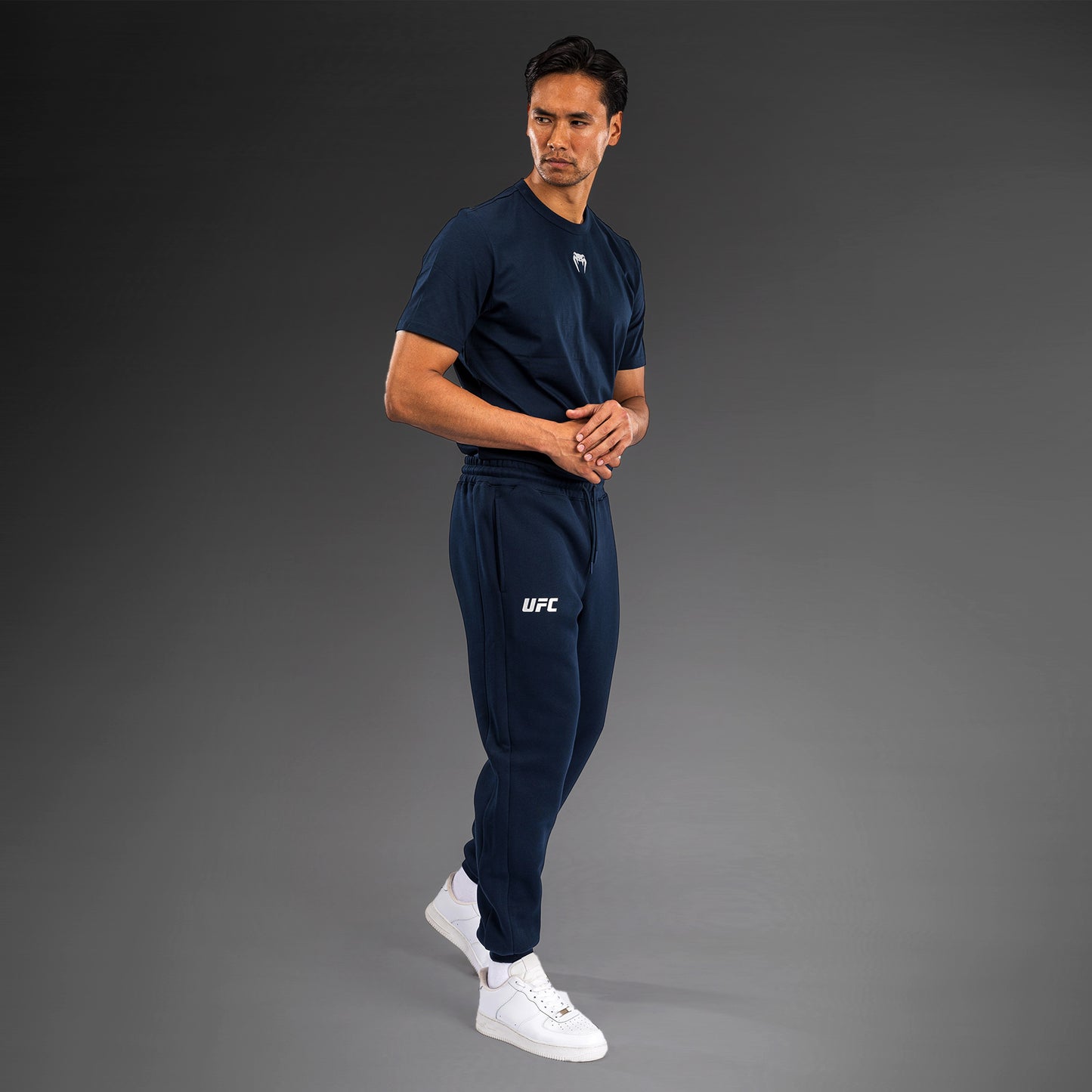 UFC Fusion by Venum Fight Week Herren Baumwollhose - Solid Ozeanisches Blau