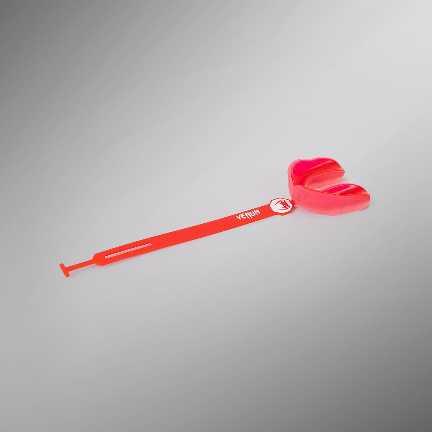 Venum Challenger Mundschutz Mit Riemen/Ohne Riemen - Rot Transparent