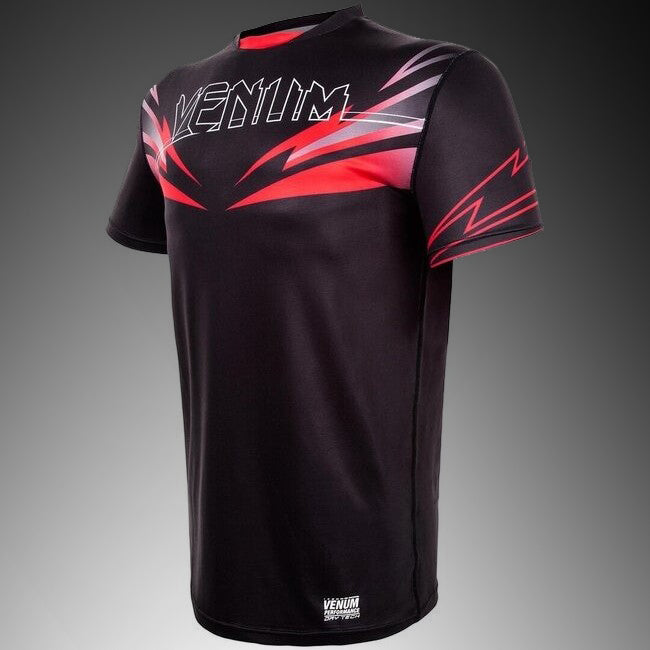 Venum Sharp 3.0 Dry-Tech-T-Shirt – Schwarz/Rot