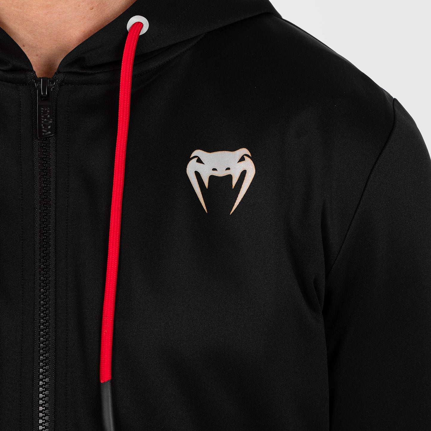 UFC Venum Performance Institute 2.0 Herren Zip Hoodie - Schwarz/Rot