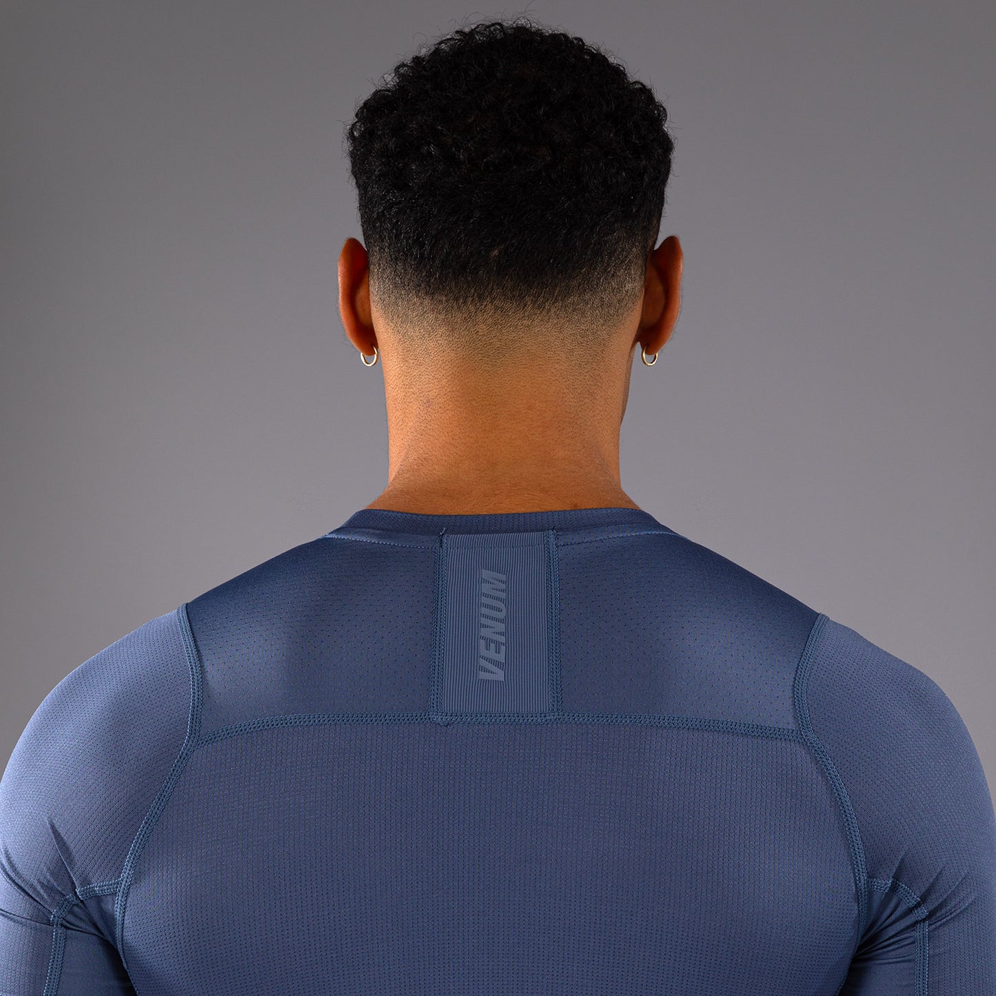 Venum G-Fit Air Herren Kurzarm Rashguard - Nebelblau