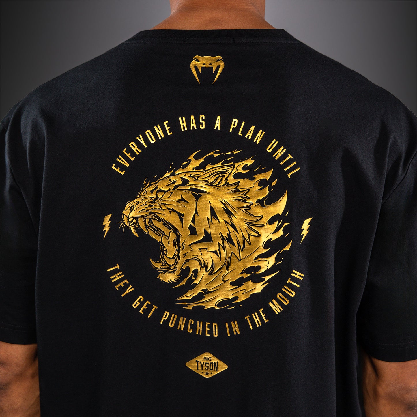 Venum x Mike Tyson Tiger T-Shirt - Schwarz/Gold