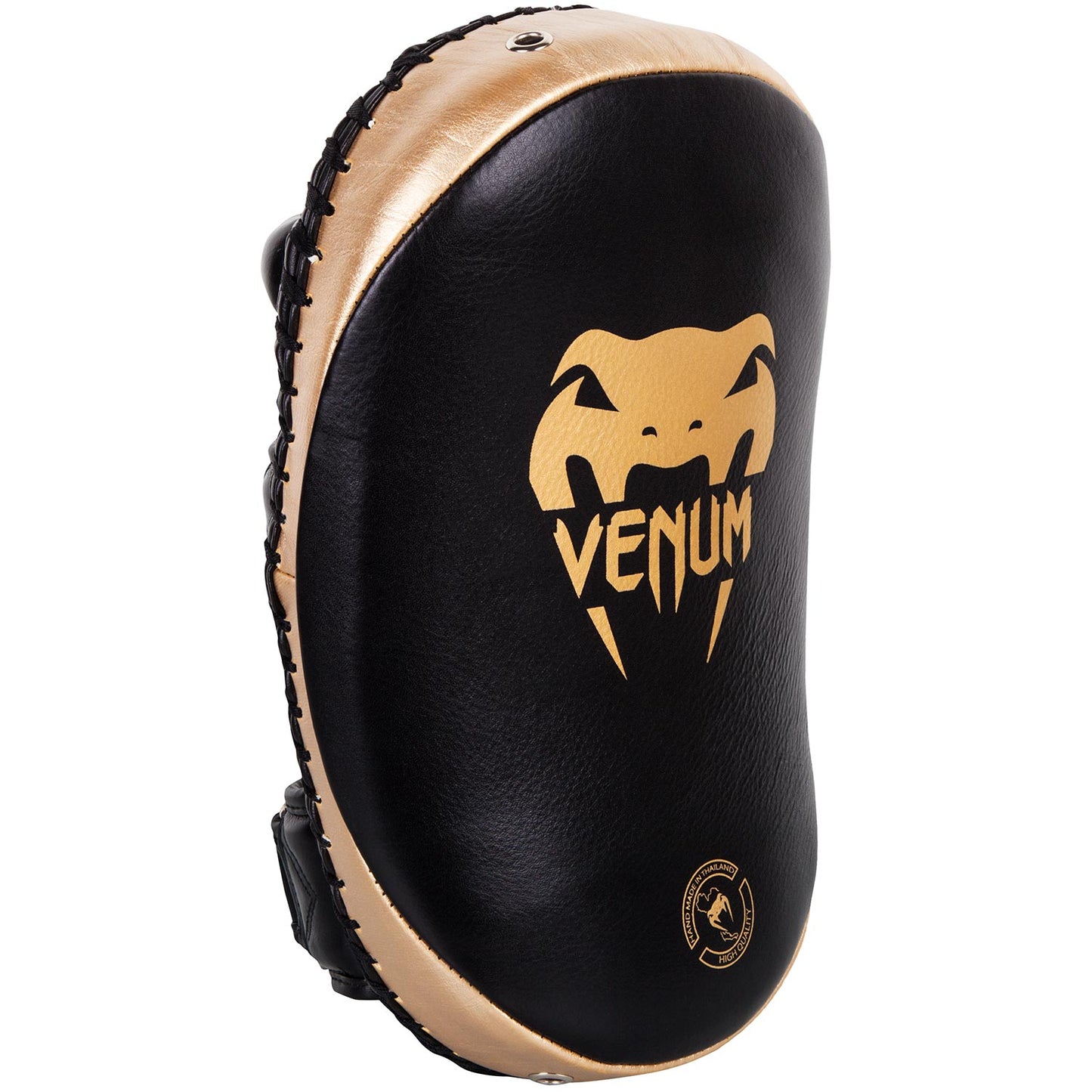 Venum Kick Pads Leder - Schwarz/Gold