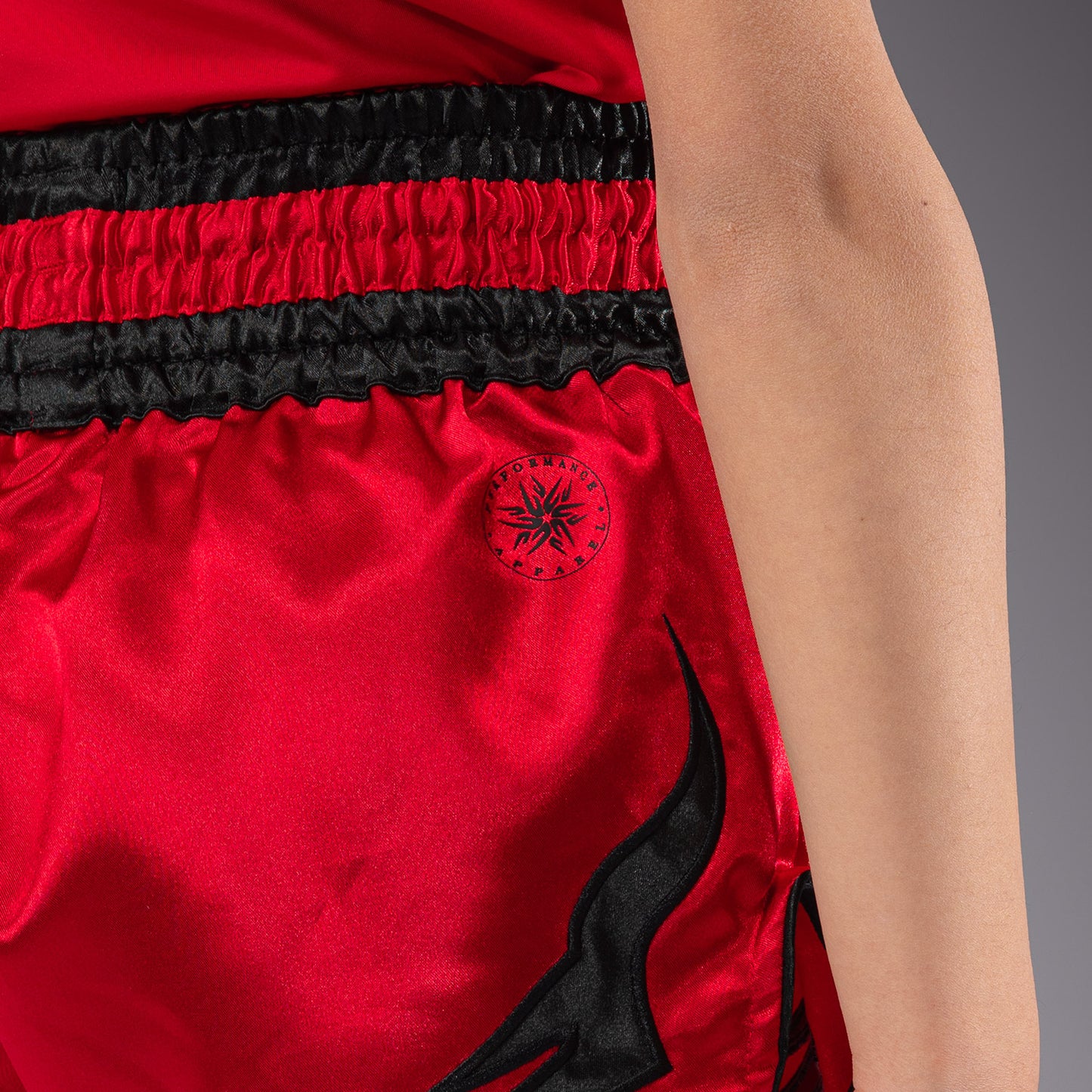 Venum Inferno Kinder Thai Shorts - Kirschrot