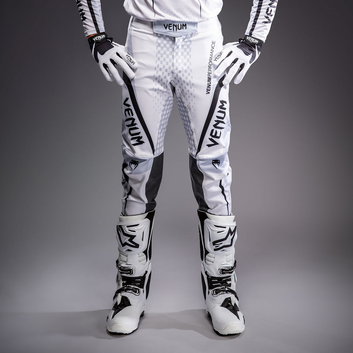 Venum MX Challenger Motorsports-Hose - Weiß