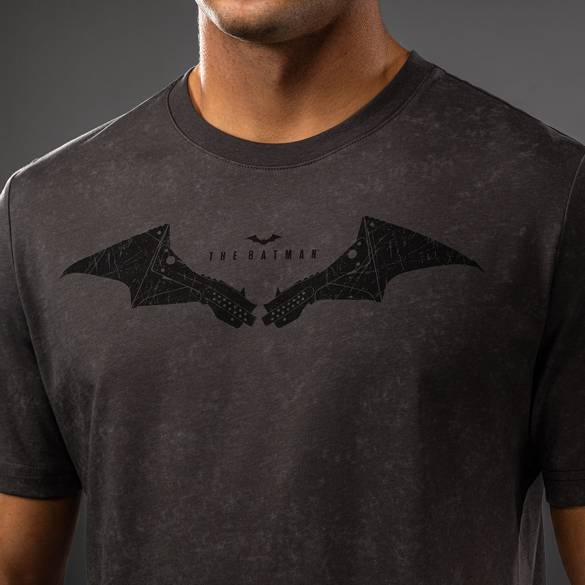 Venum x Batman Baumwoll-T-Shirt - Grau/Schwarz/Rot