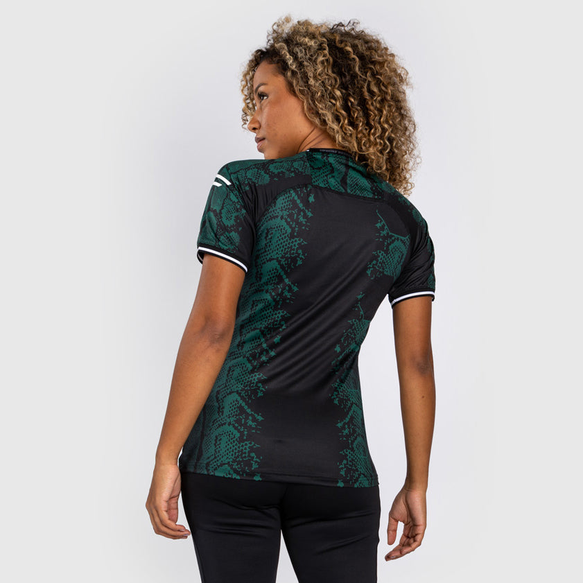 UFC Adrenaline by Venum Authentic Fight Night Women's Walkout Trikot - Emerald Edition - Grün/Schwarz