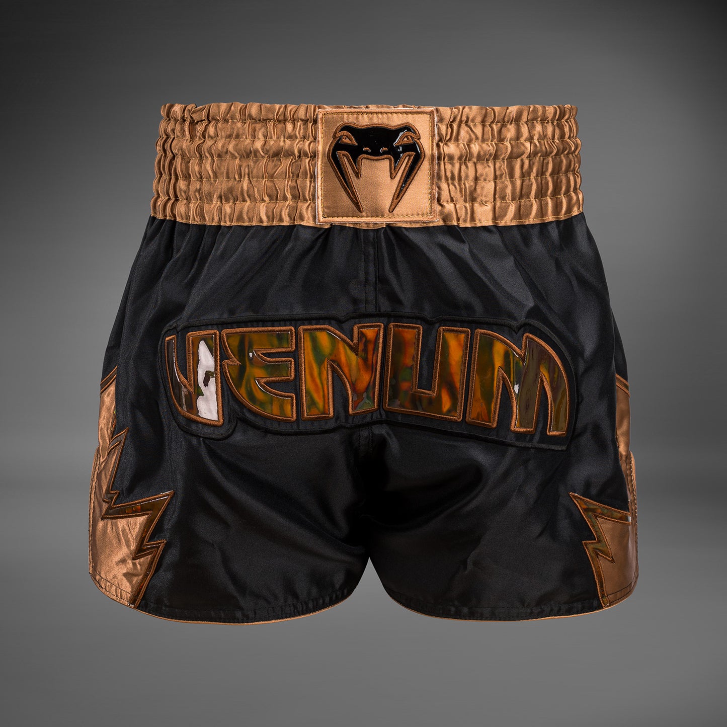 Venum Inferno Muay Thai Shorts - Schwarz/Bronze