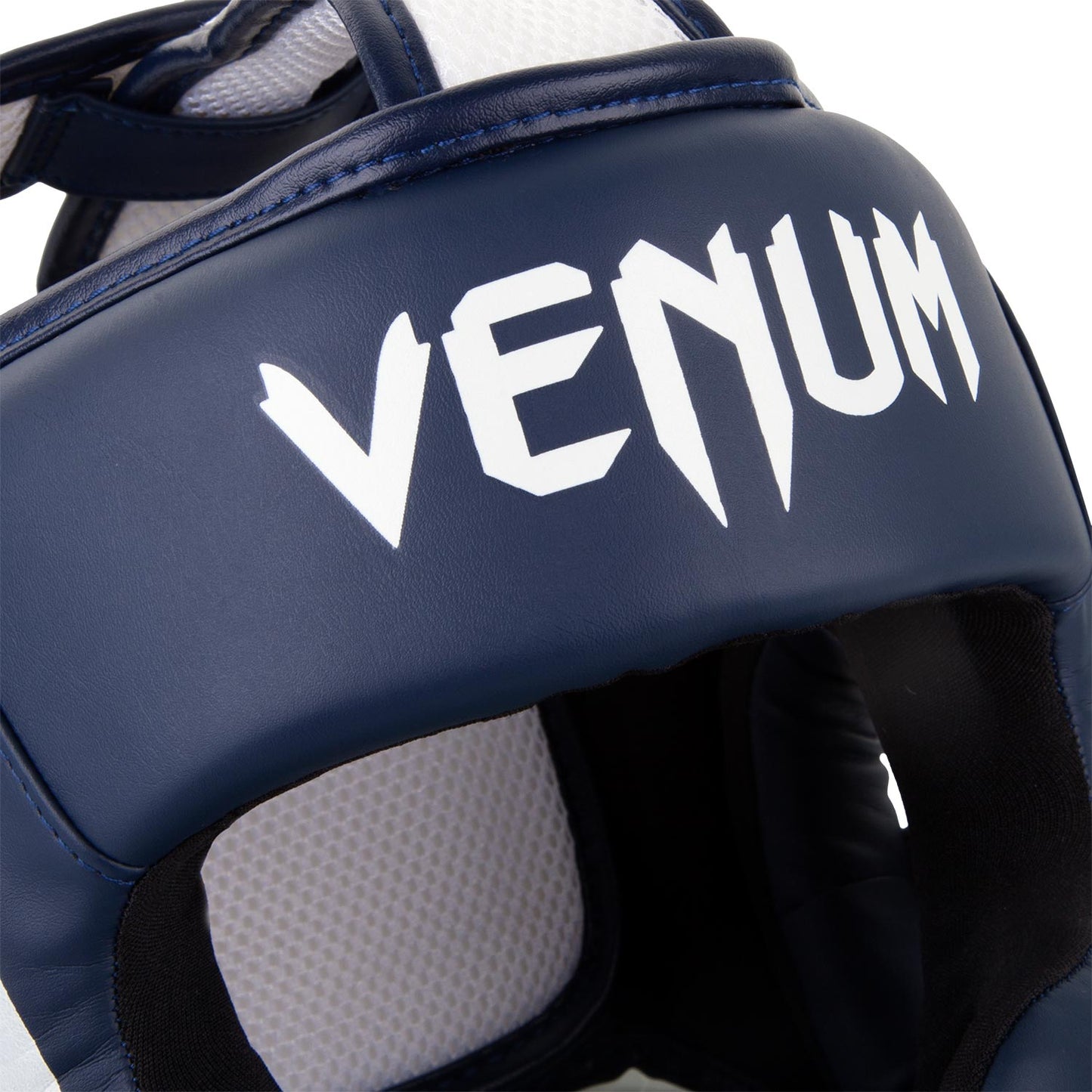 Venum Elite Kopfschutz-Weiß/Marineblau