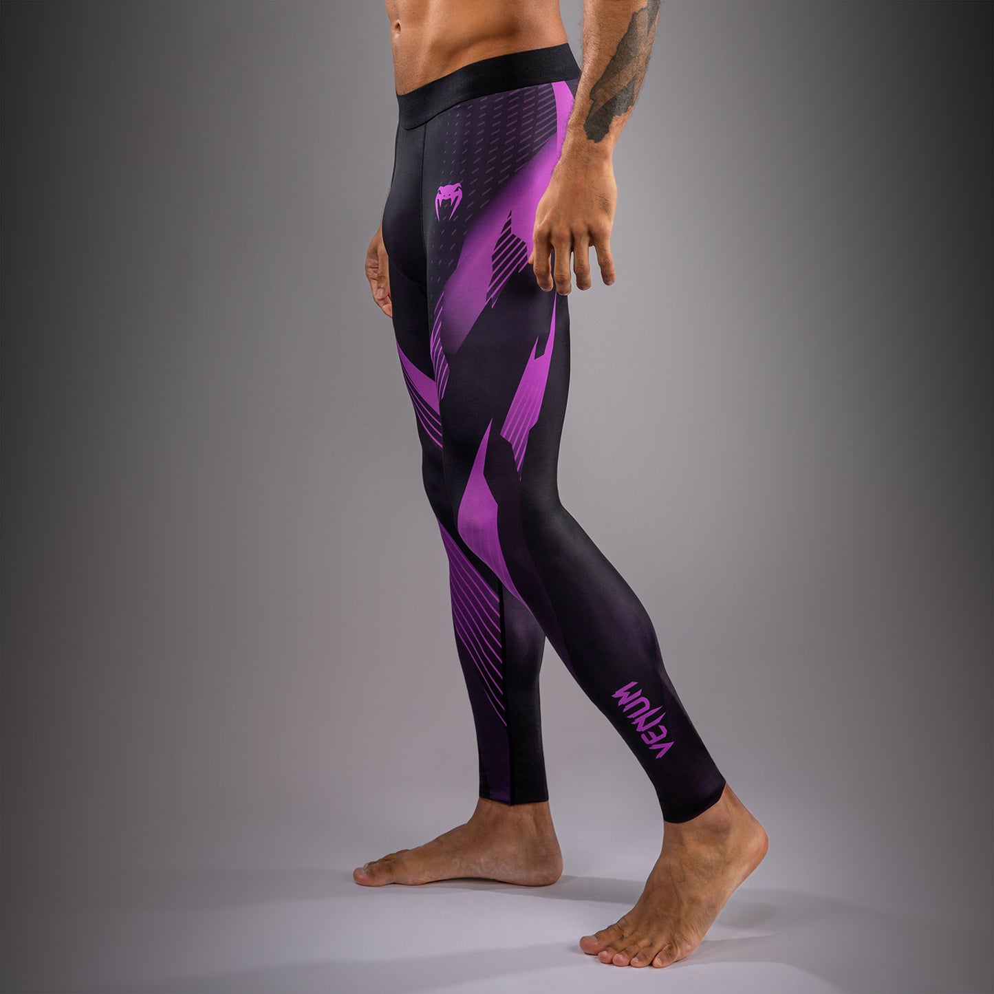 Venum No-Gi 6.0 Spats - Schwarz/Lila