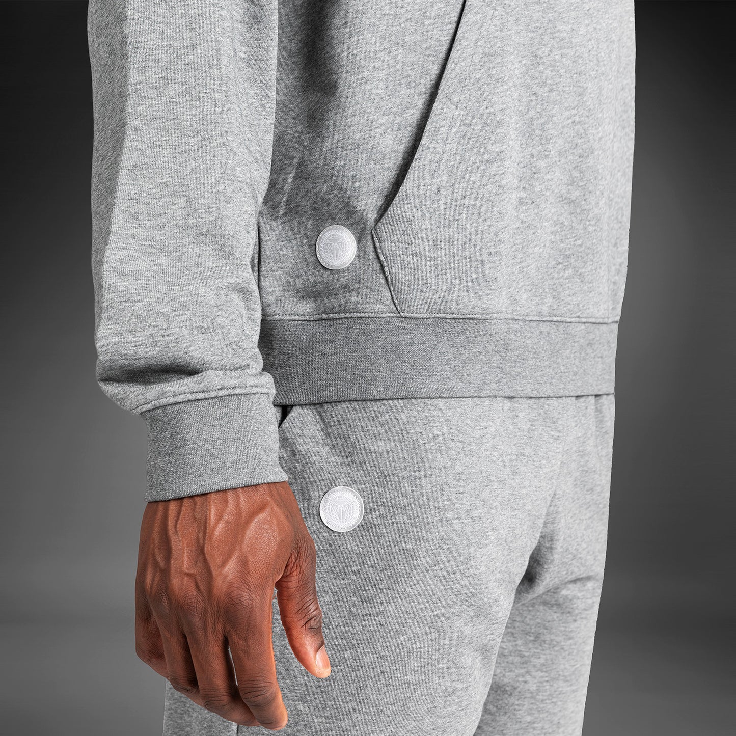 Venum Vortex XL Lite Herren Hoodie - Helles Heather Grau