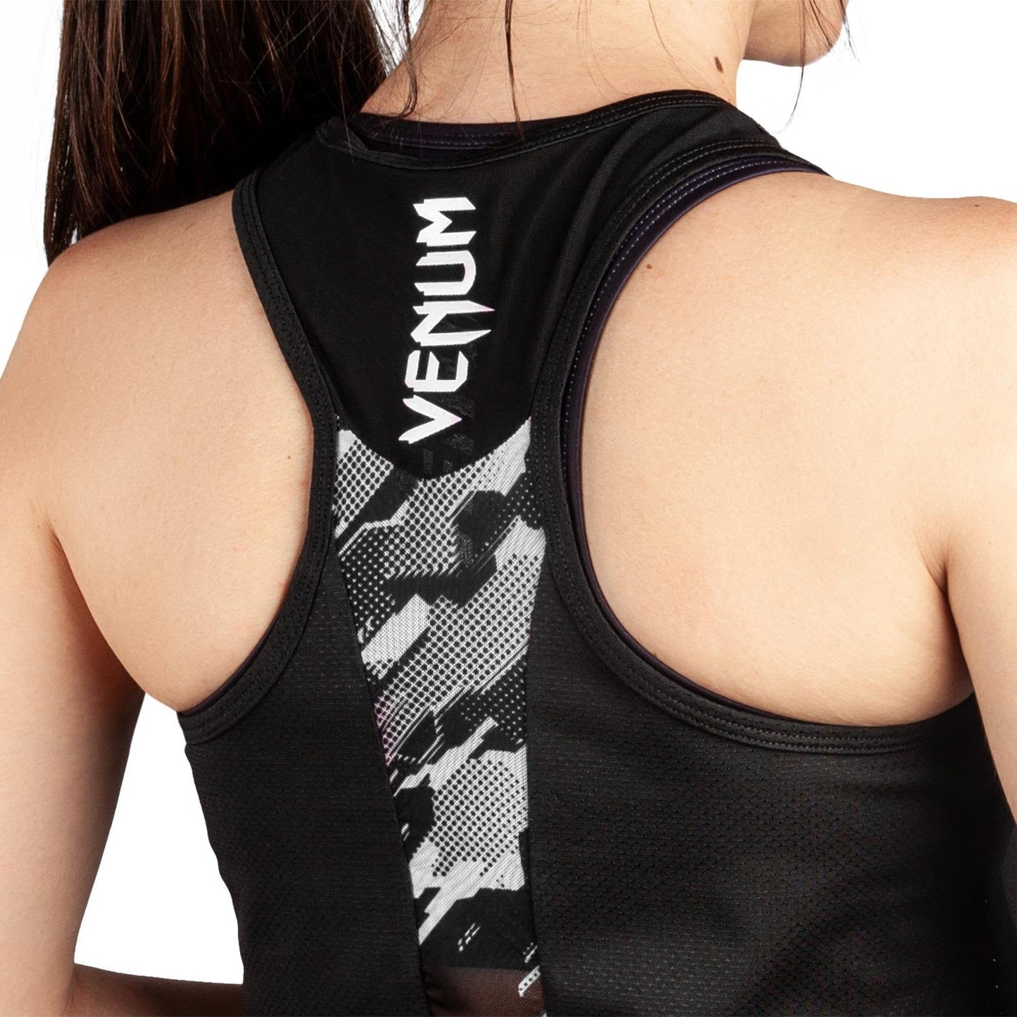 Ärmelloses Shirt Damen Venum Tecmo - Schwarz/Weiß