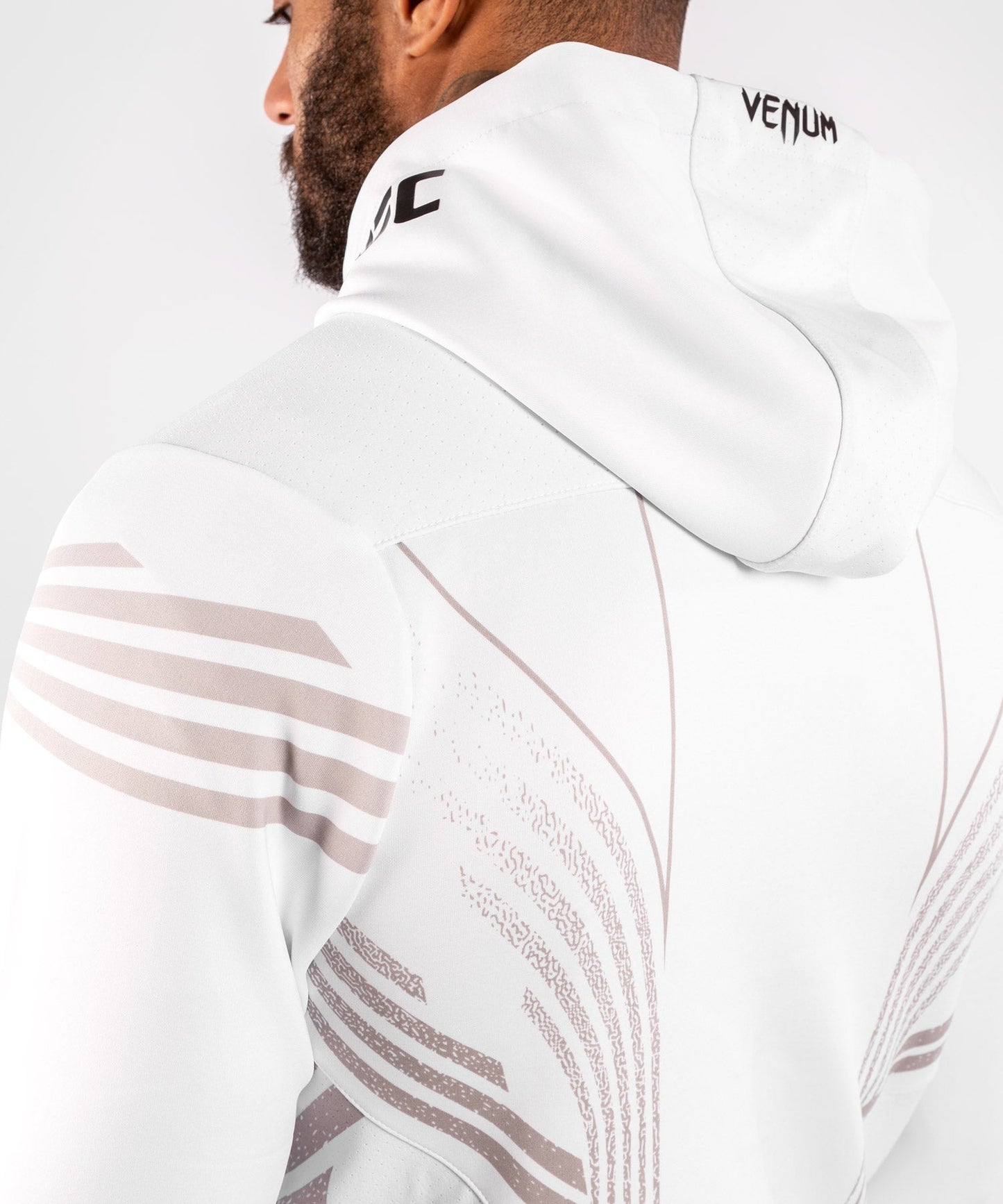 UFC Venum Fighters Authentic Fight Night Herren Walkout Hoodie - Weiß