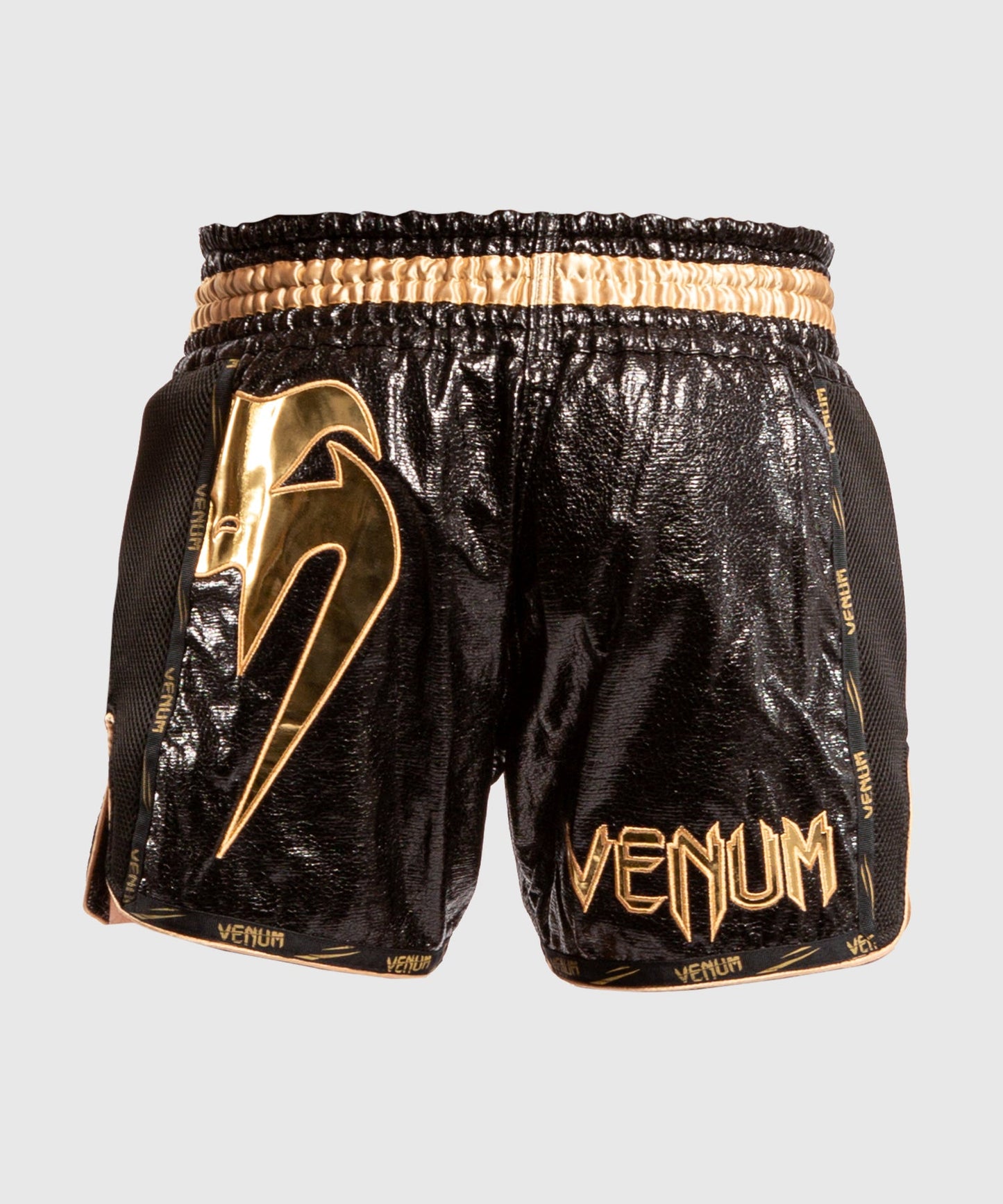 Muay Thai Shorts Venum Giant Foil - Schwazr/Gold