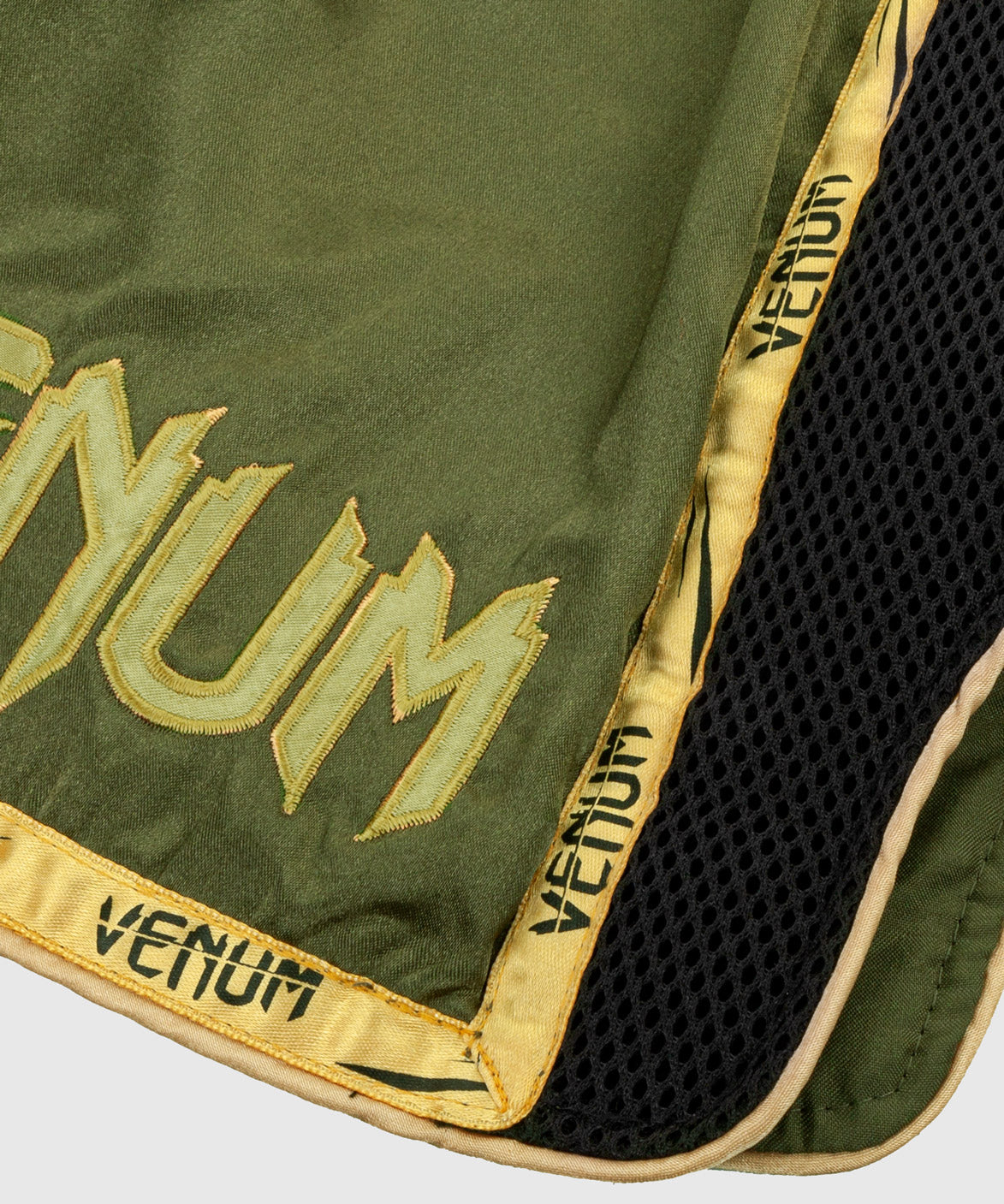 Muay Thai Shorts Venum Giant - Khaki/Schwarz