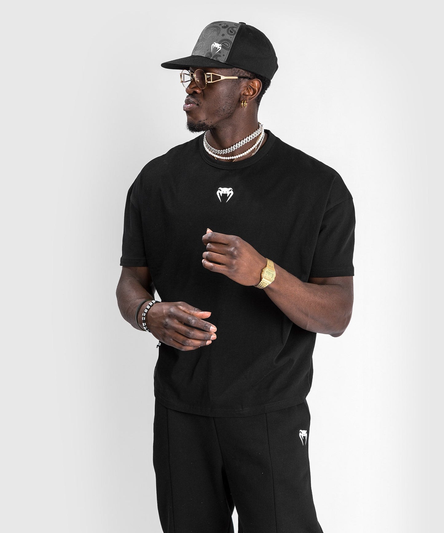 Venum Vortex XL T-Shirt – Oversize - Schwarz