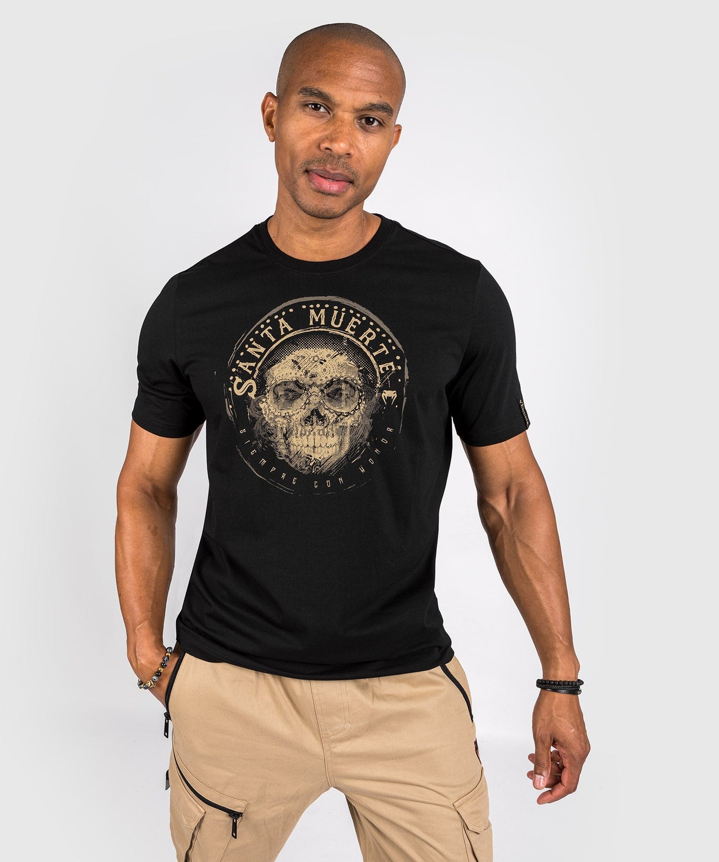Venum Santa Muerte Dark Side - T-Shirt - Schwarz/Braun