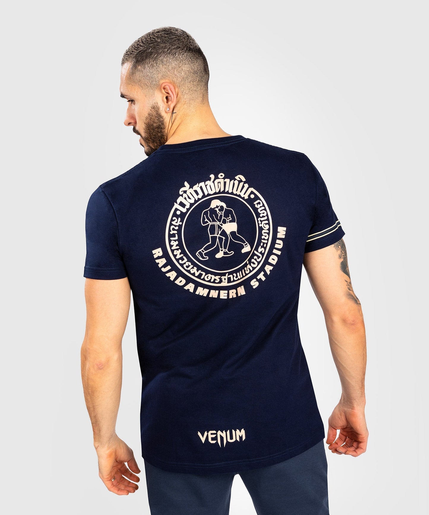 RAJADAMNERN x VENUM T-Shirt - Marineblau