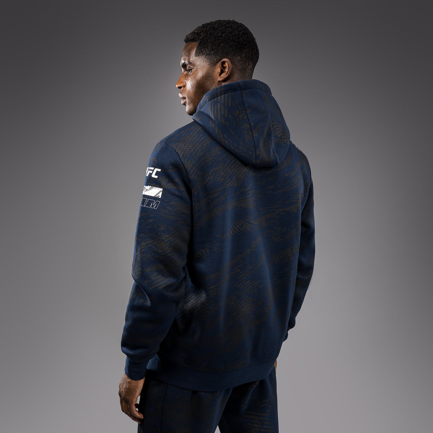 UFC Fusion by Venum Fight Week Herren Pullover Hoodie - Ozeanisches Blau