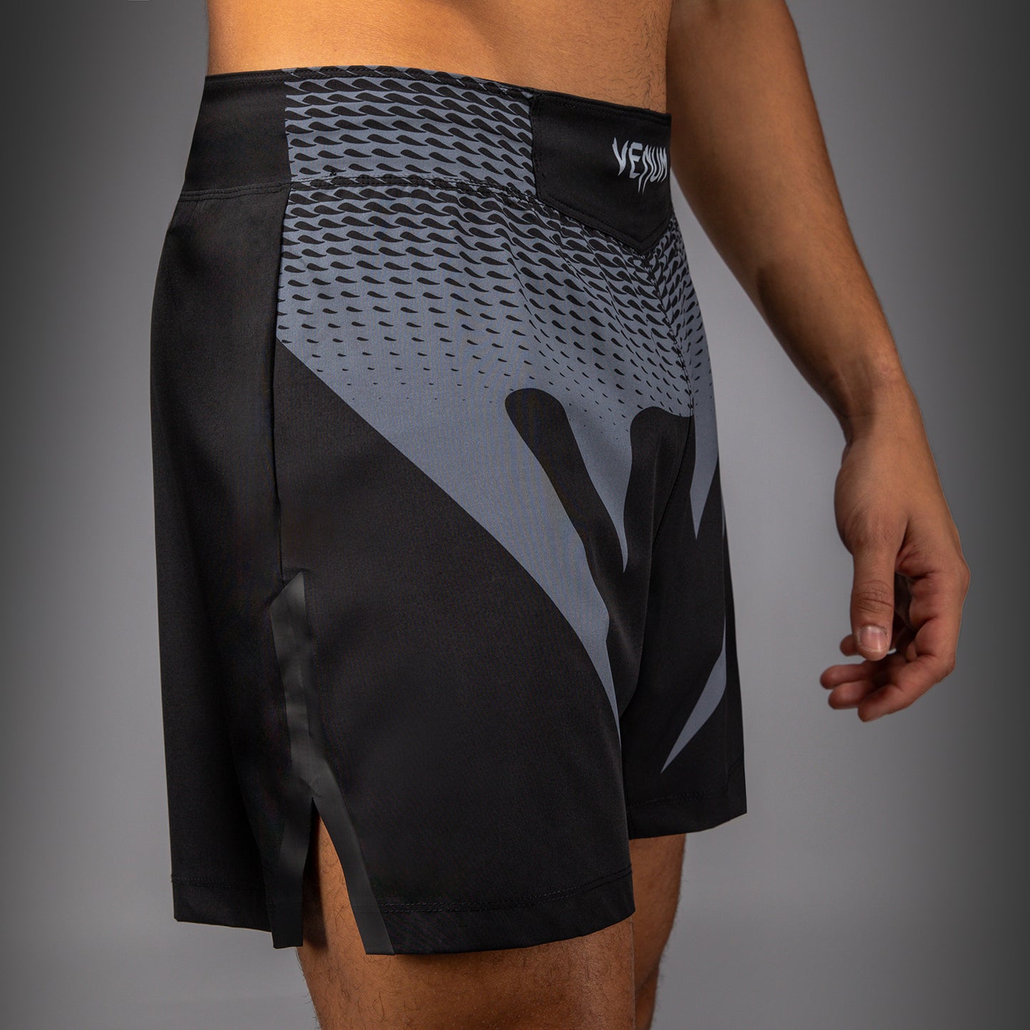 Venum No Gi Fightshorts - Schwarz/Silbergrau