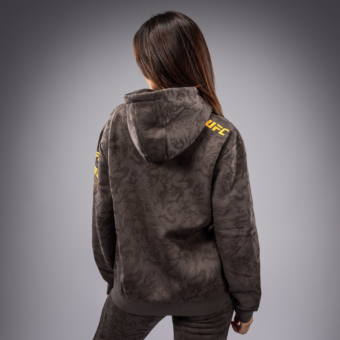 UFC Fusion by Venum Fight Week Damen Pullover Hoodie - Erdiges Braun