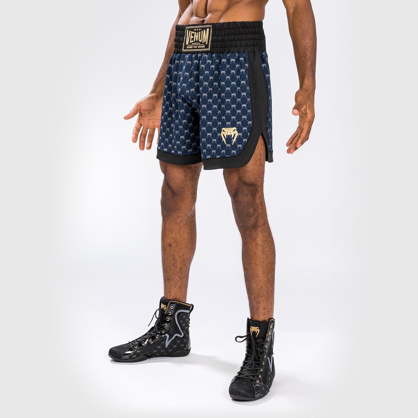Venum Monogram Boxershorts - Schwarz/Marineblau