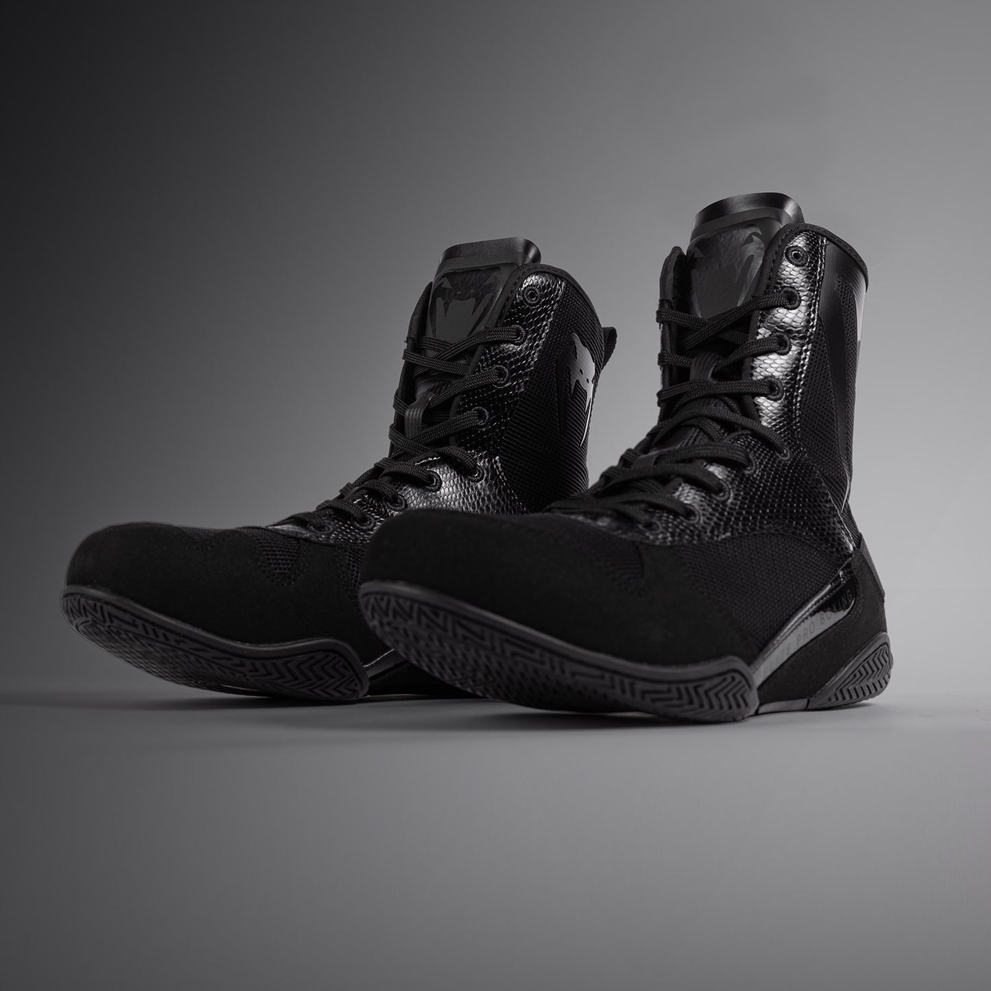 Venum Elite Boxschuhe - Schwarz
