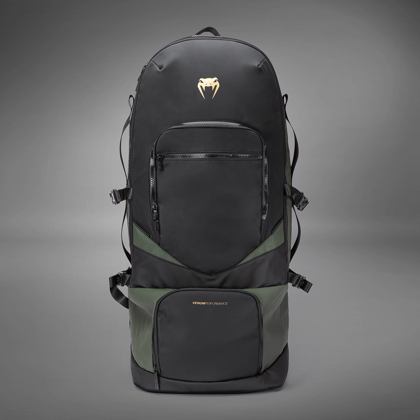 Venum Evo 2 Xtrem Rucksack (50-63L) – Schwarz/Khaki