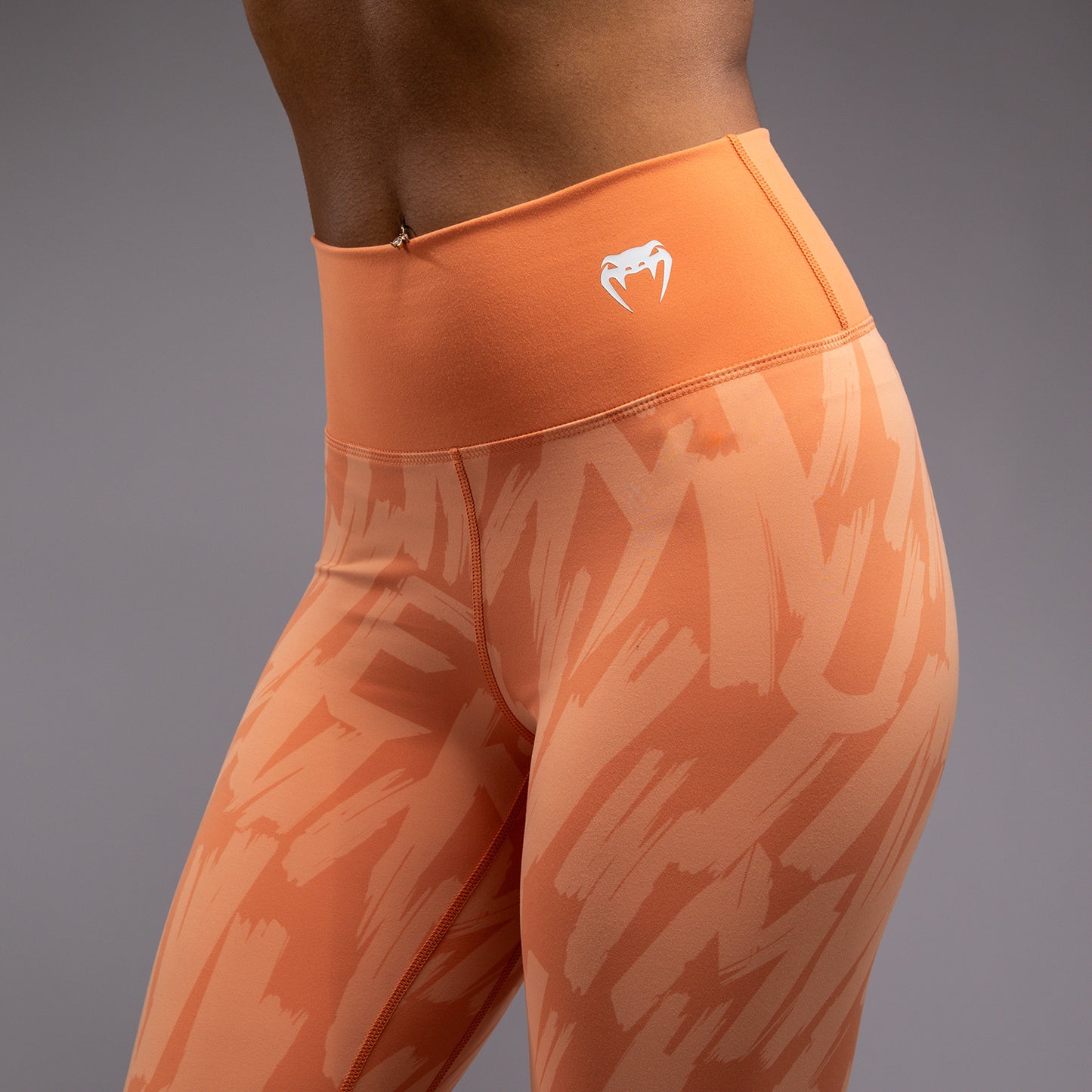 Venum Graffiti Frauen Leggings in voller Länge - Samtaprikose