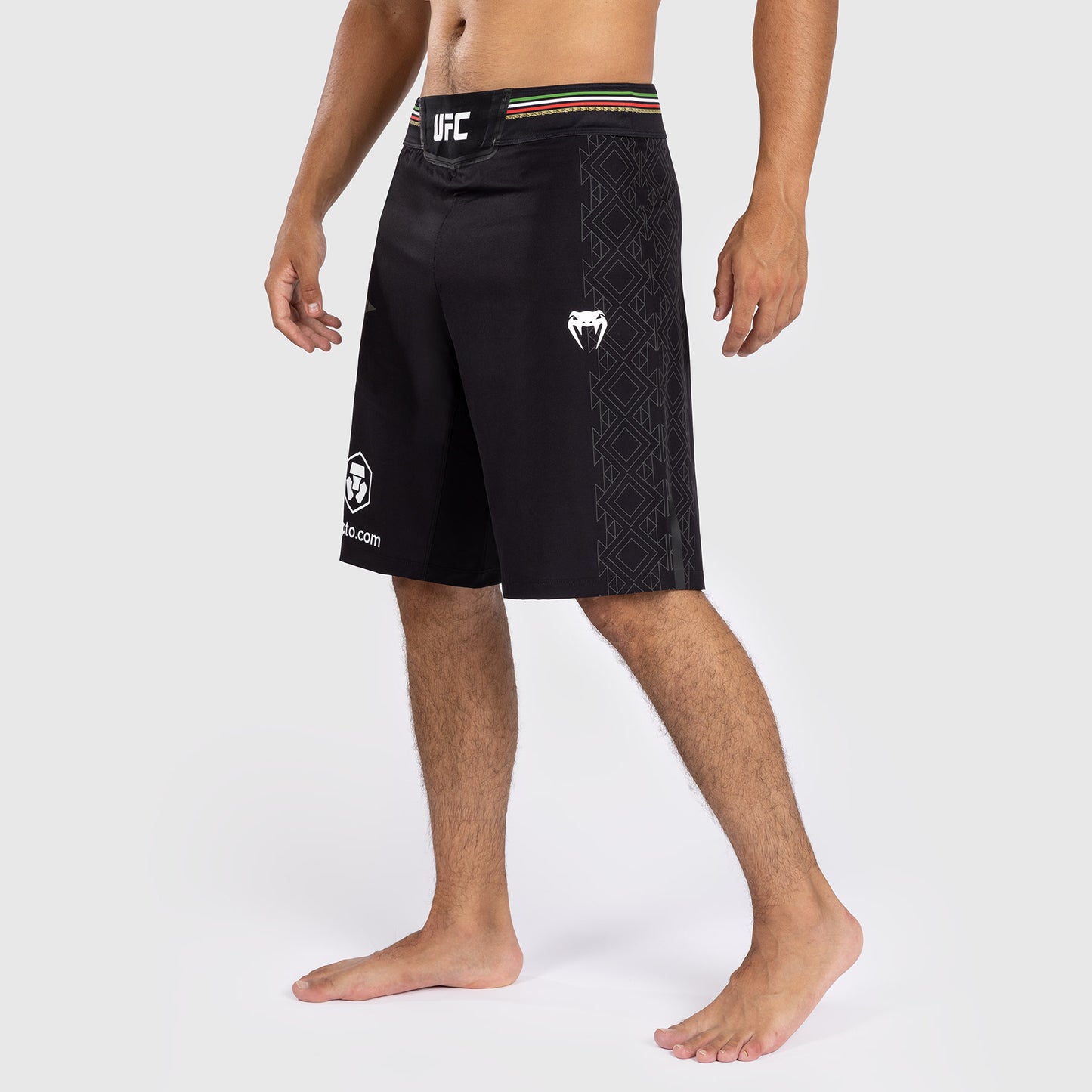 Noche UFC by Venum Authentic Fight Night Herren Fight Shorts - Lange Passform - Schwarz