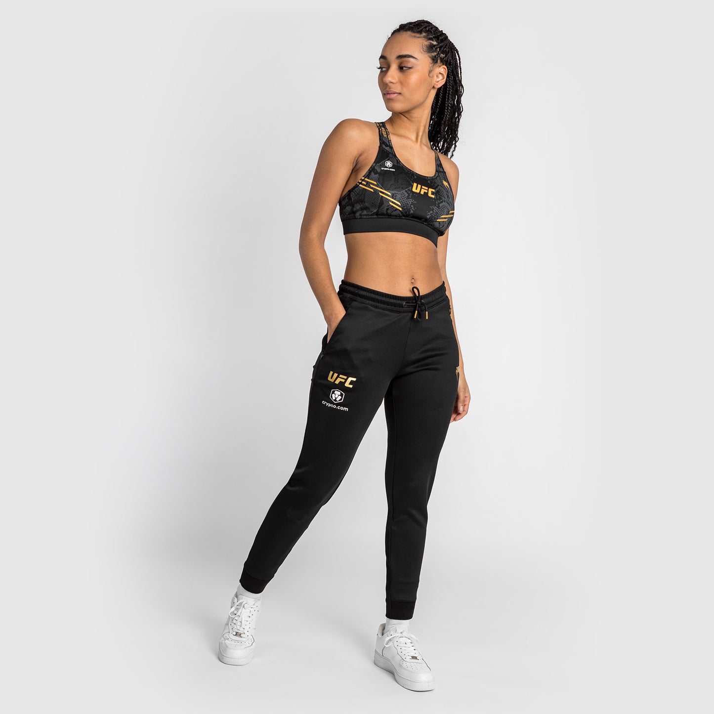 UFC Adrenaline by Venum Authentic Fight Night Walkout-Hose für Frauen Women’s Walkout Pant  - Champion