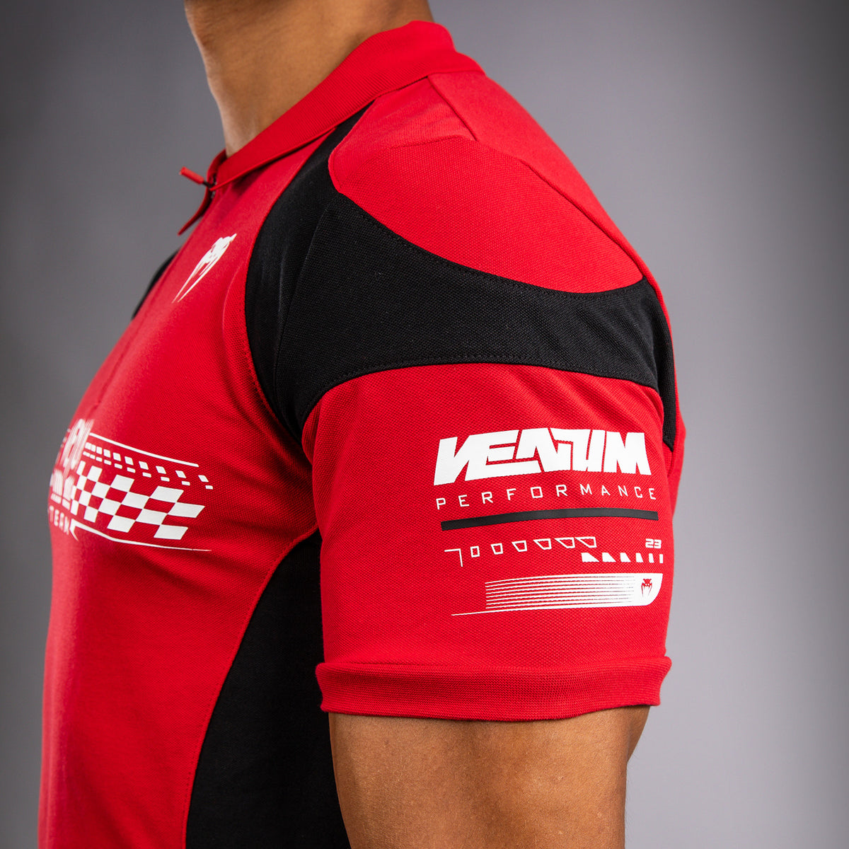 Venum Motorsports Baumwoll-Polo - Rennrot