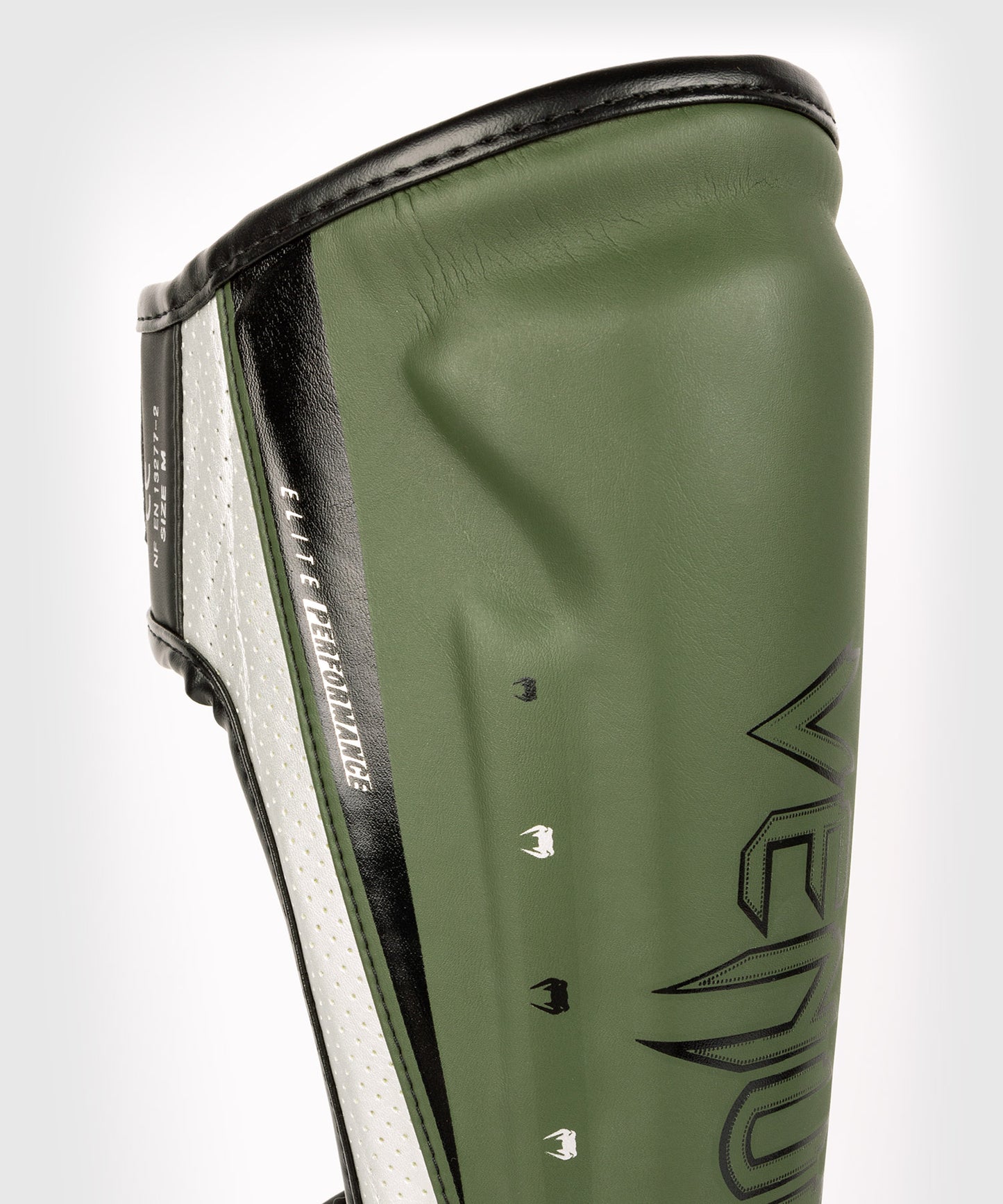 Venum Elite Evo Schienbeinschoner - Khaki / Silber