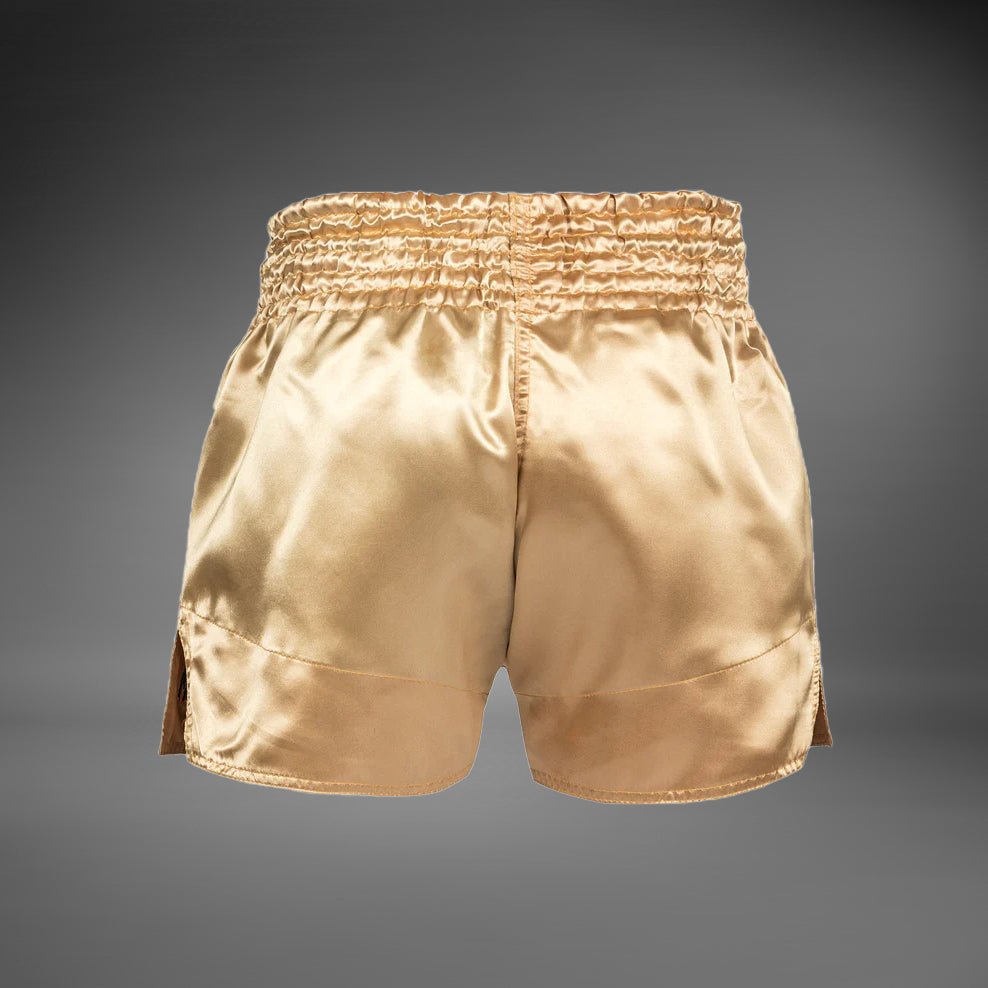 Venum Klassische Thai-Boxshorts Gold/Schwarz