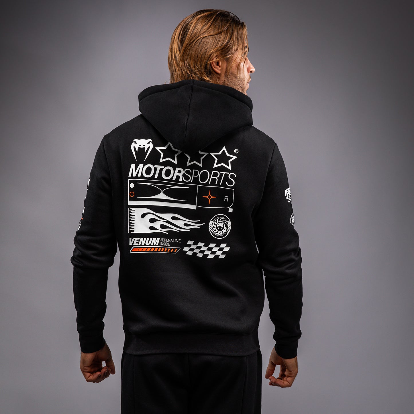 Venum Motorsport Hoodie - Tiefschwarz