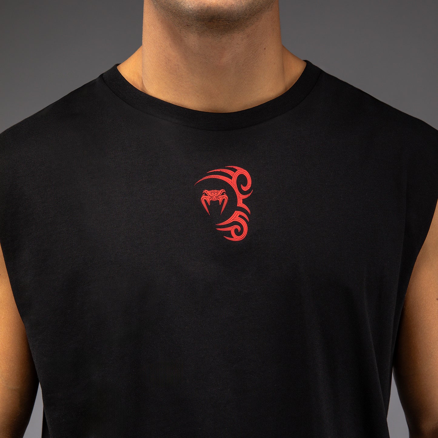Venum x Mike Tyson Tiger Ärmelloses T-Shirt - Tiefschwarz