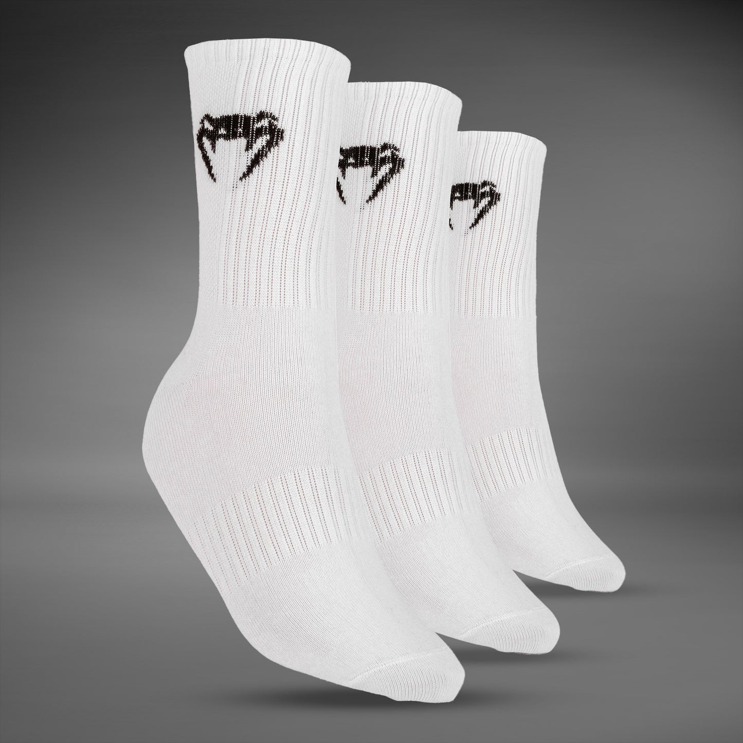 Venum Classic Socken - 3er Set - Weiß/Schwarz